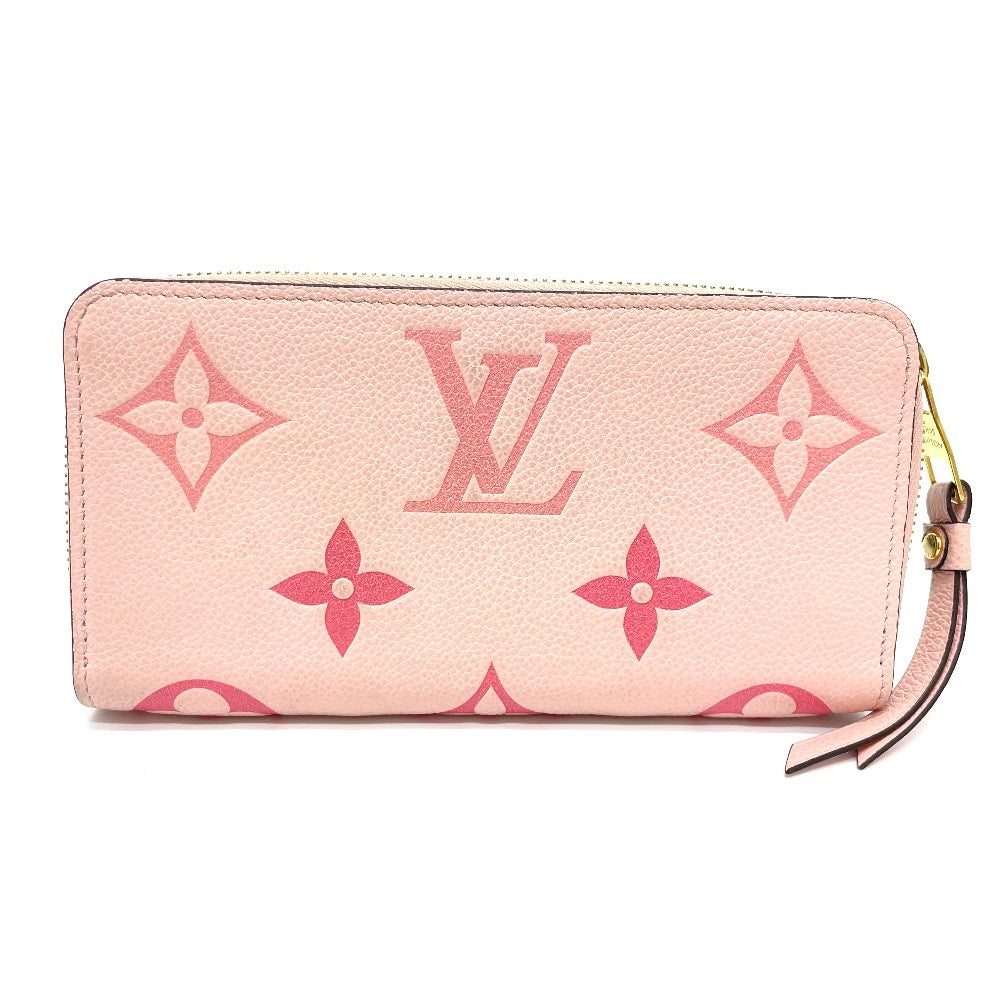 Louis Vuitton Long Purse M80403 Ann Platt Monogram Leather Pink Wallet Case