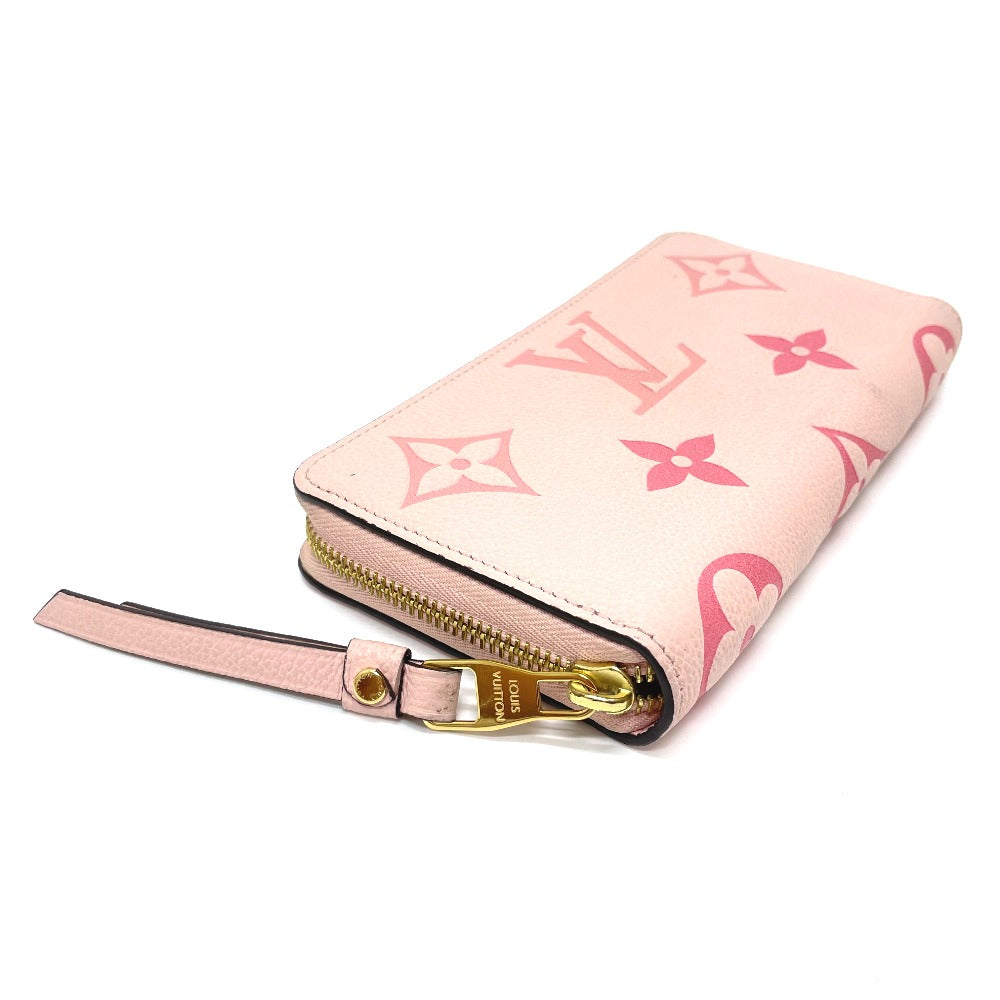Louis Vuitton Long Purse M80403 Ann Platt Monogram Leather Pink Wallet Case