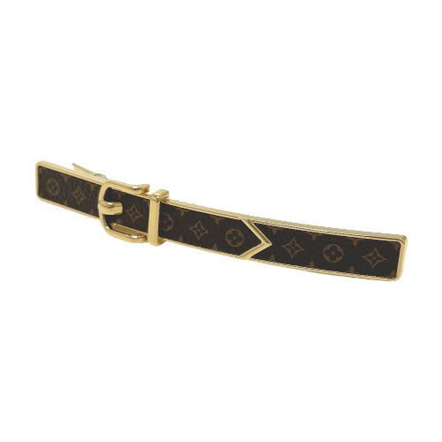 Louis Vuitton Valletta M00566 Plated barrette loop Monogram Brown Gold Handbag