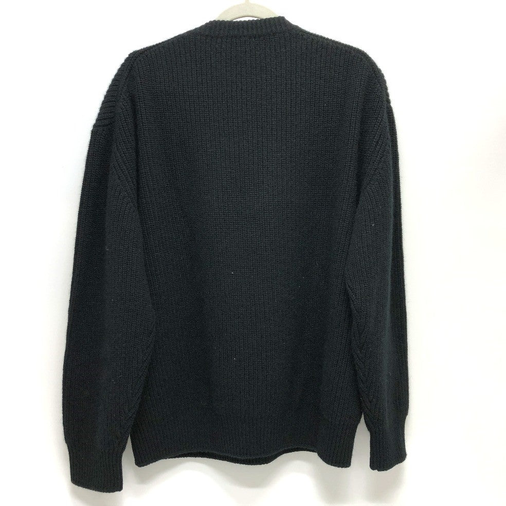 Knit Wool, Angora Eddy Period Mens S Black Logo Travel Bag