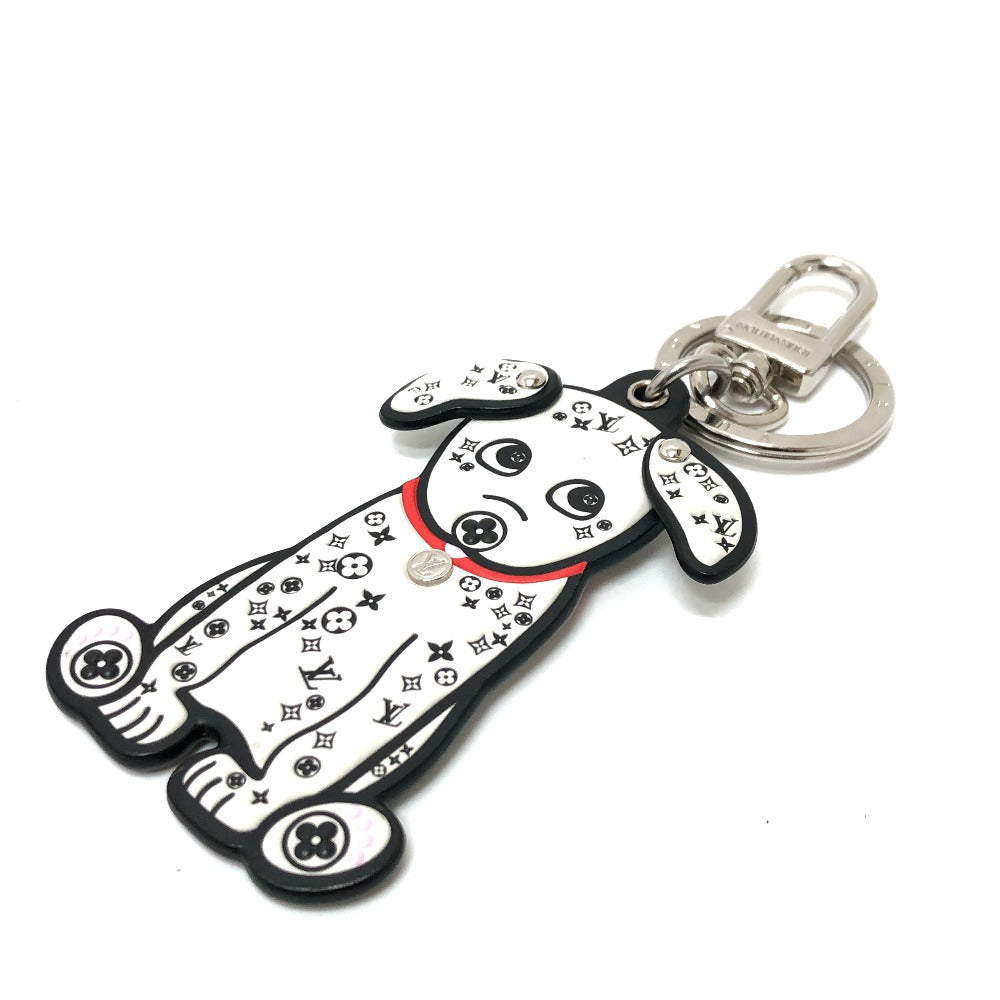 Louis Vuitton charm M00746 x Portocle Dalmatian Leather Black White Handbag