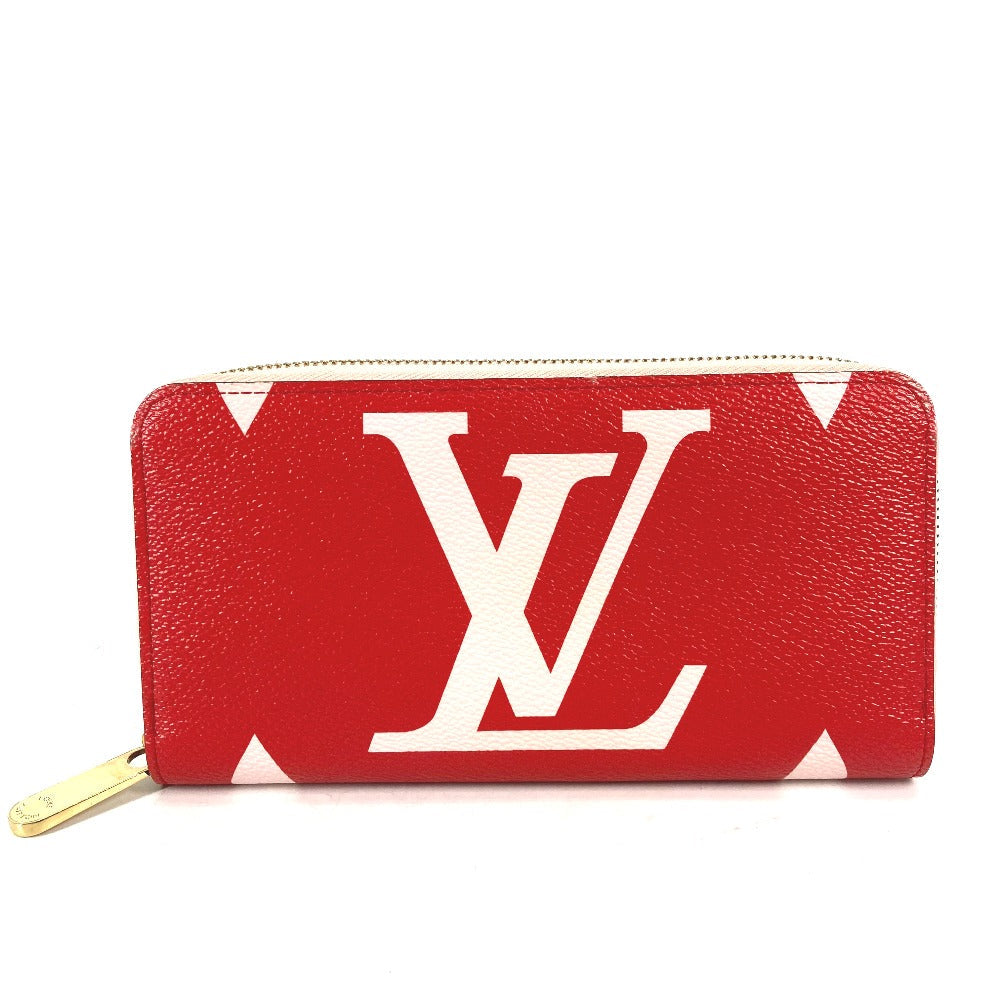 Louis Vuitton Long Purse M67550 giant x Monogram Canvas Red Pink Wallet Case
