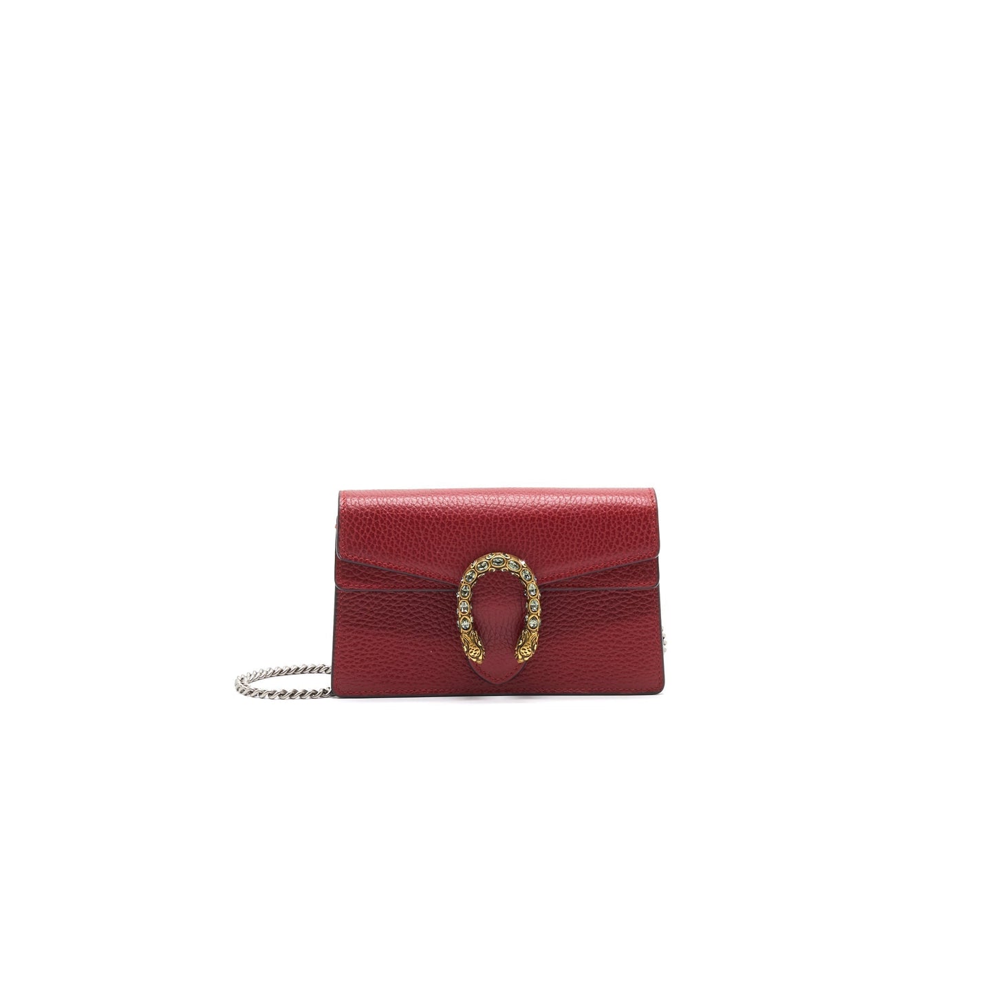 Gucci Dionysus Super Handbag Leather Red Travel Bag