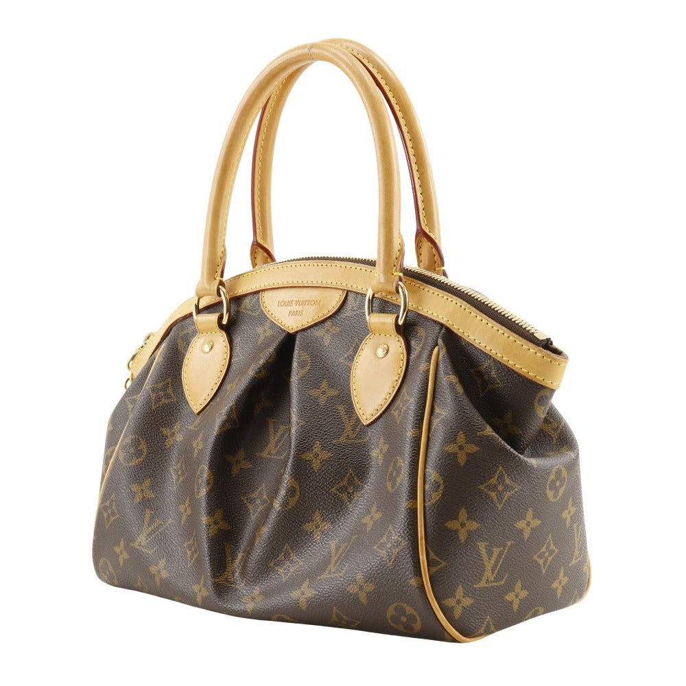 Louis Vuitton M40143 Tivoli PM Monogram Canvas Brown Handbag 4