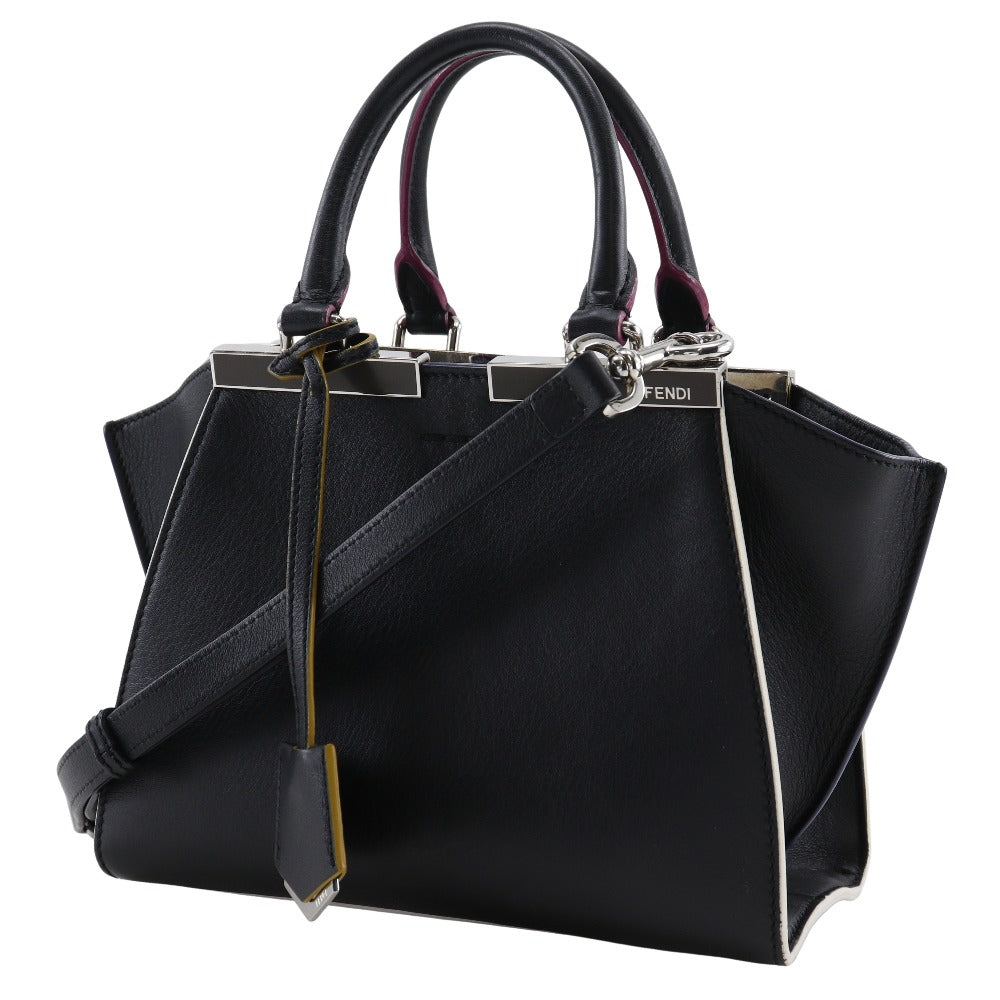 Fendi Petit 2Jours 2Way Bag Leather Travel Bag 2Way Bag 5
