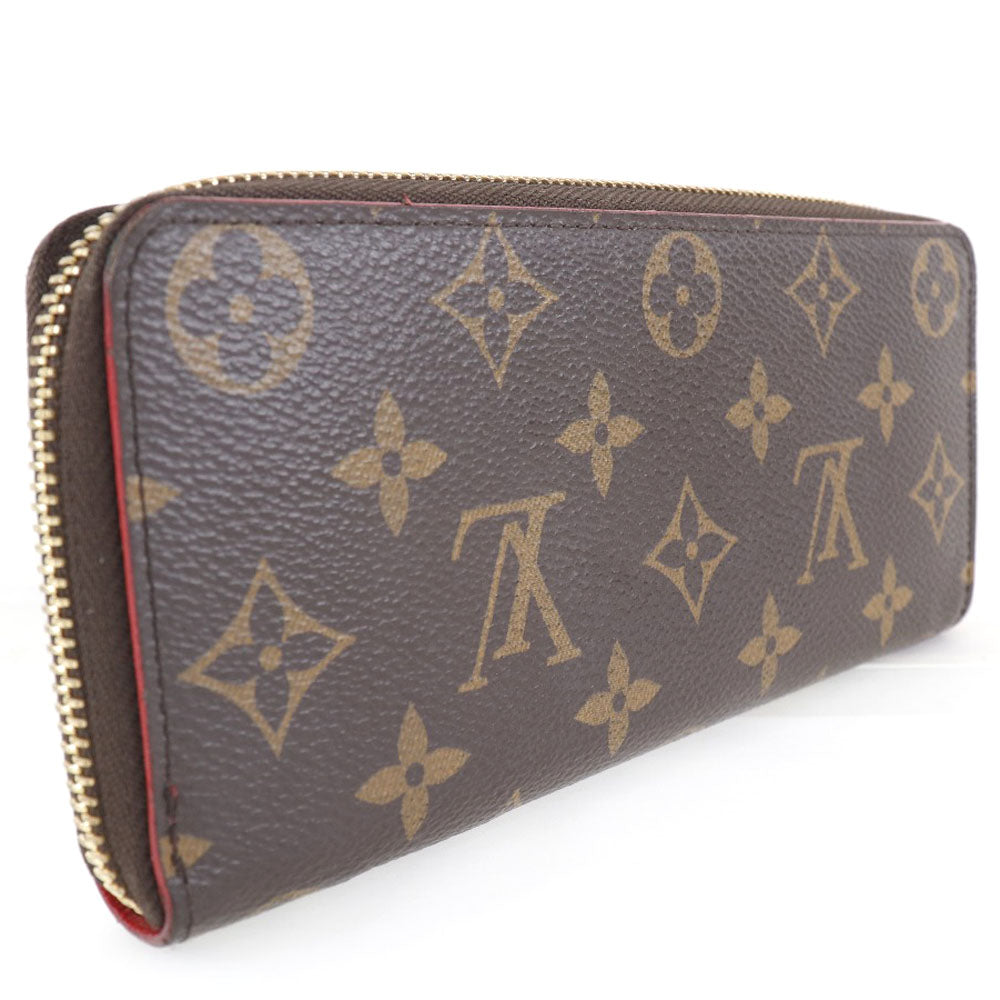 Louis Vuitton Long Purse M62940 Flower charm Monogram Canvas Brown Wallet Case