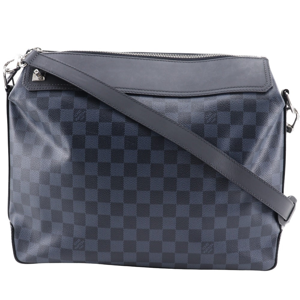 Louis Vuitton N41348 Damier Cobalt Messenger Greenwich Black Navy Crossbody Bag