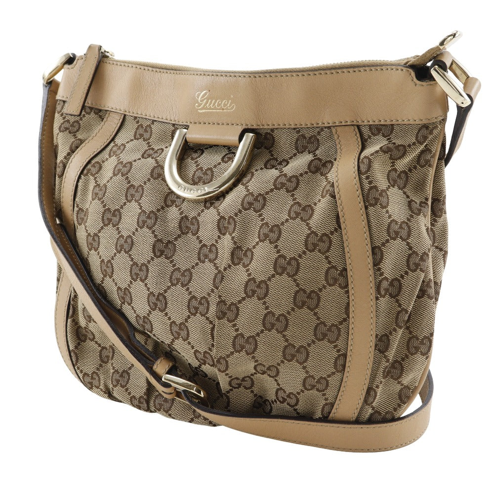 Gucci Abbey Line Shoulder Bag Canvas