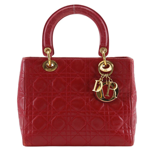 Dior Christian Lady Calf Handbag Travel Bag