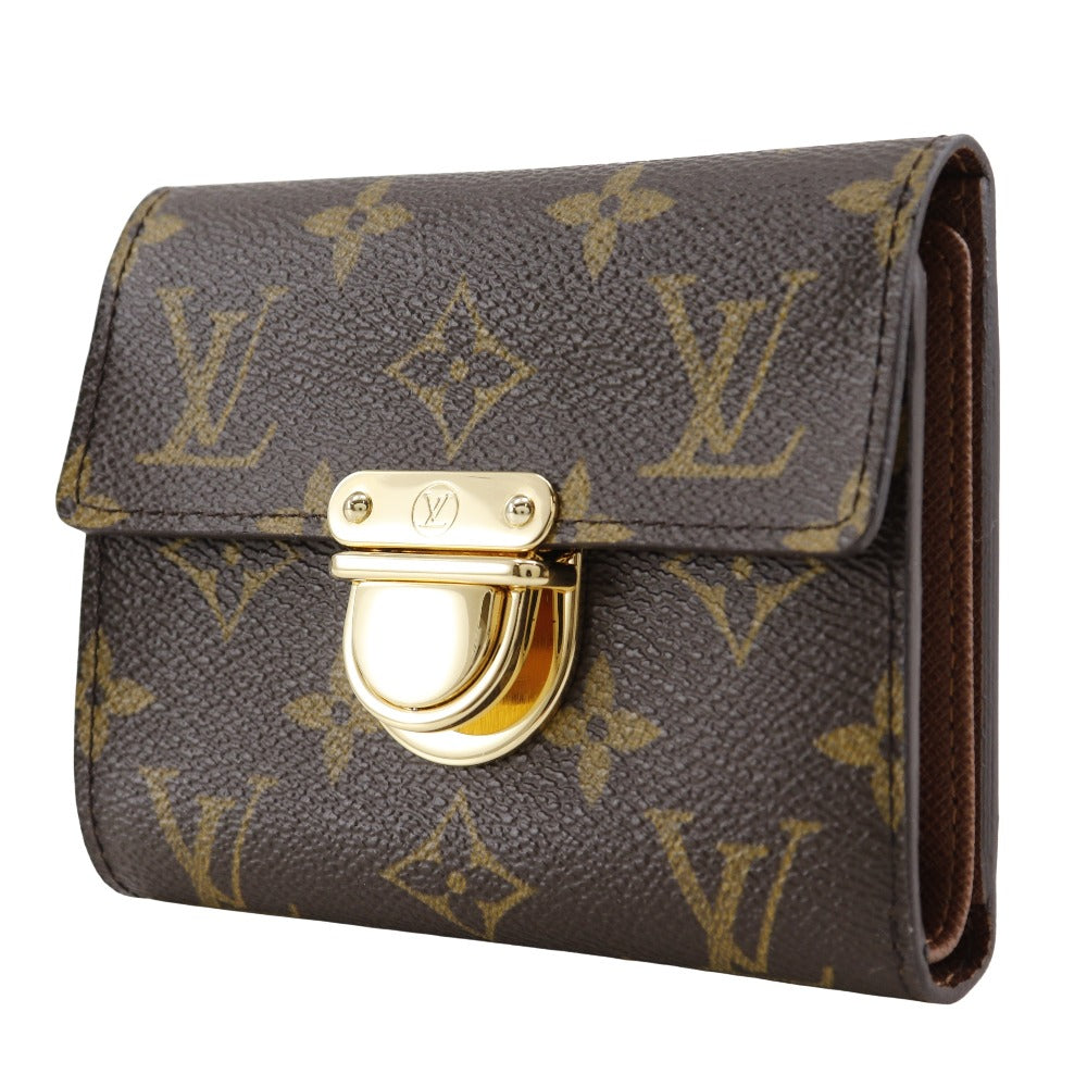 Louis Vuitton Bifold M58013 Portefeuille Koala Monogram Canvas Brown Wallet Case
