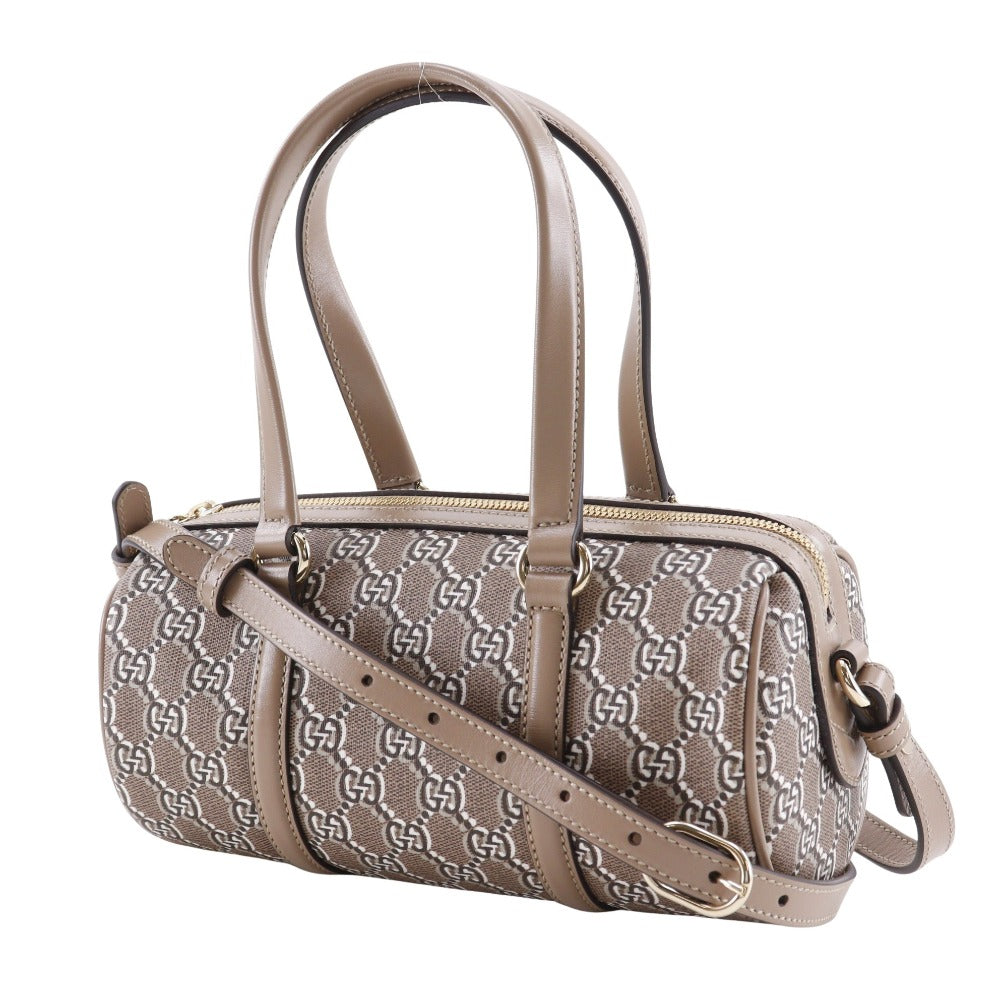 Gucci Shadow Pvc 2Way Bag Leather Travel Bag