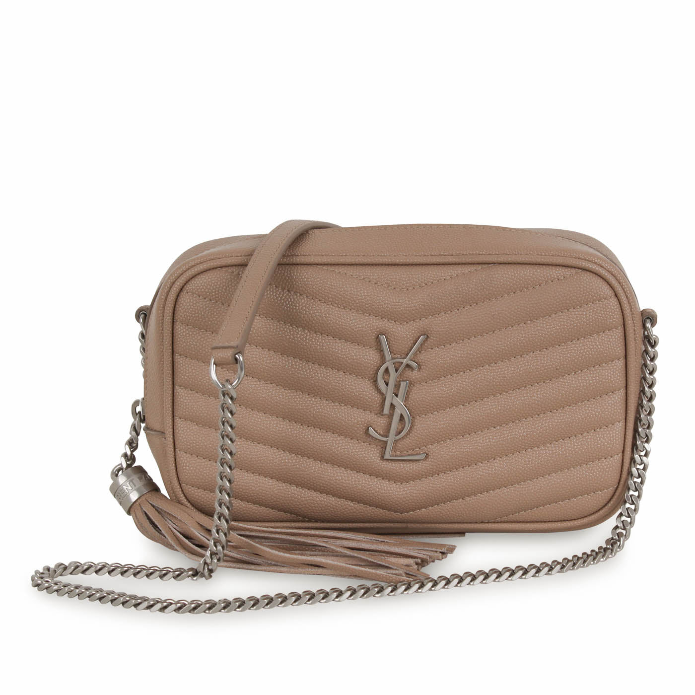 YSL Saint Laurent Lou Camera Bag Mini Crossbody Bag Bag Mini Beige