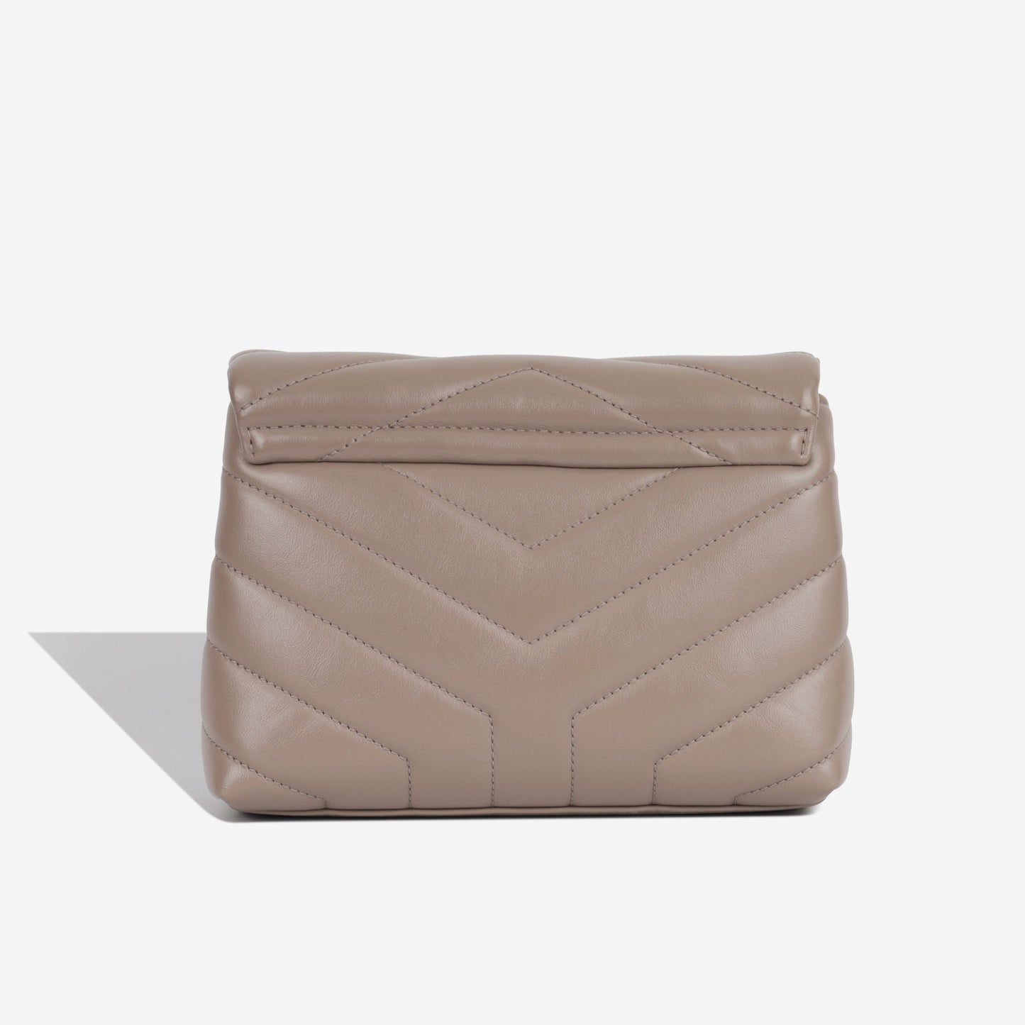 YSL Saint Laurent Loulou Bag Toy Crossbody Bag Taupe Calfskin Shw