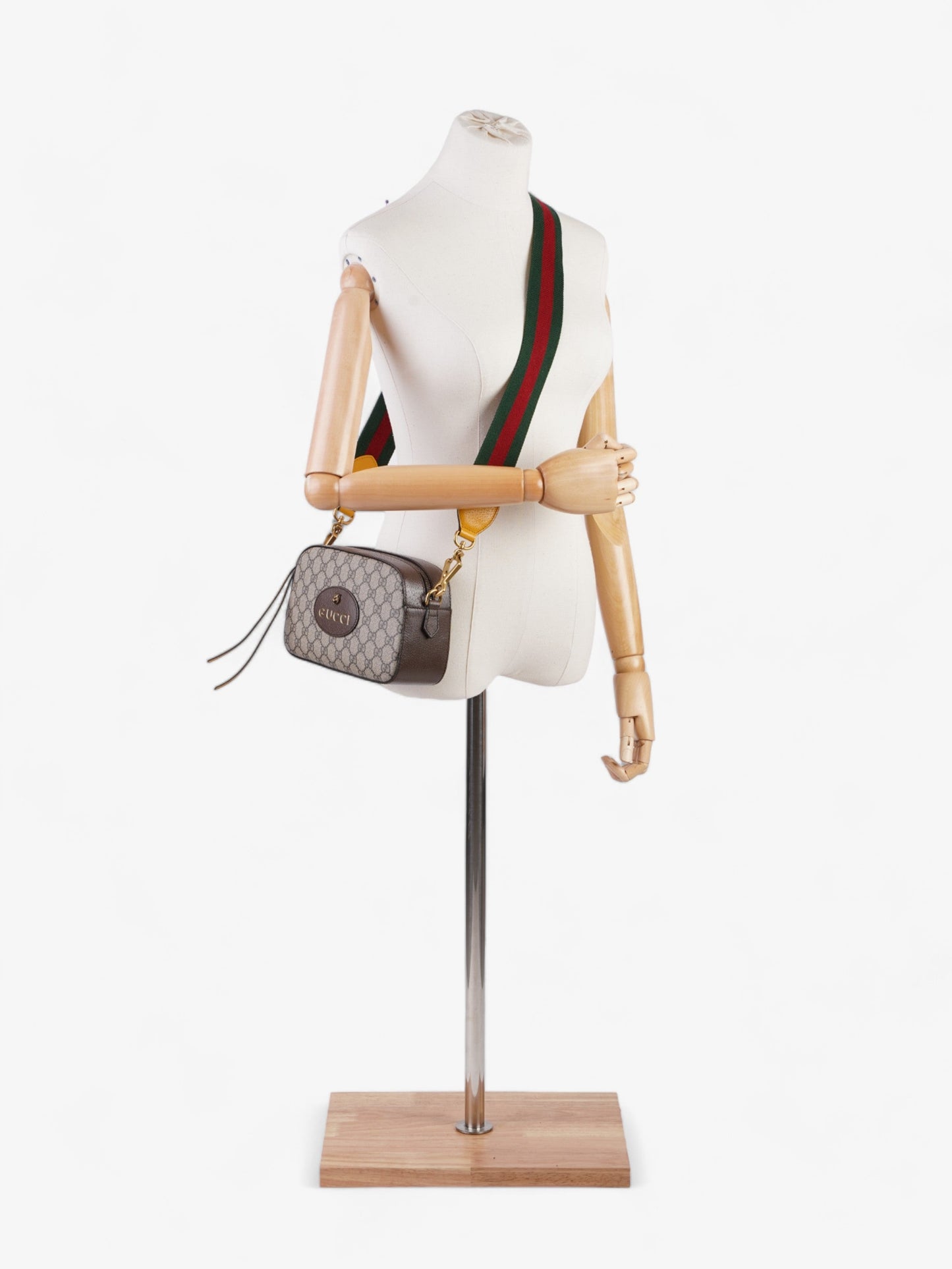 Gucci Neo Messenger Bag Supreme Yellow Canvas Crossbody Bag