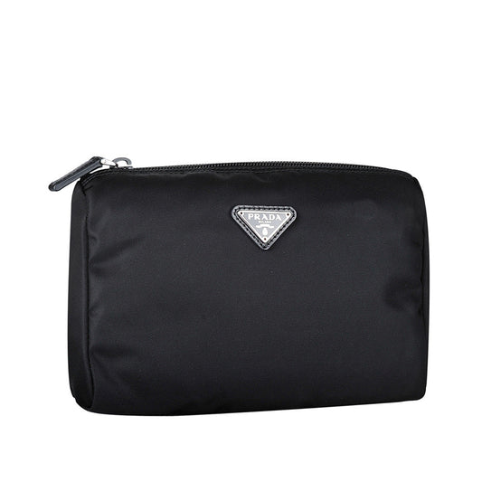 Prada Handbag Nero Tessuto Cosmetic Pouch