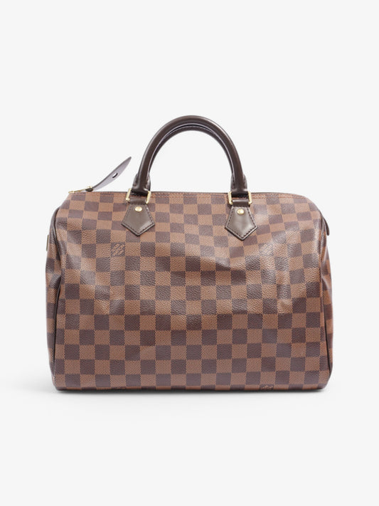 Louis Vuitton Speedy Ebene Coated 30 Canvas Coated Canvas Damier Apparel Canvas 53