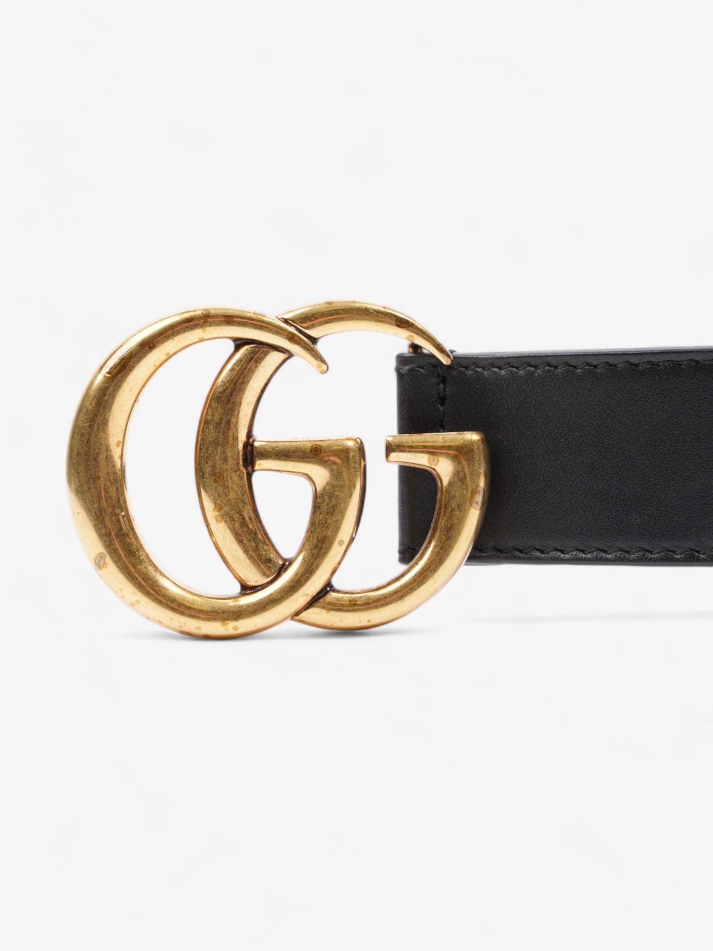 Gucci Marmont Thin Belt Handbag Leather Black Accessory 18