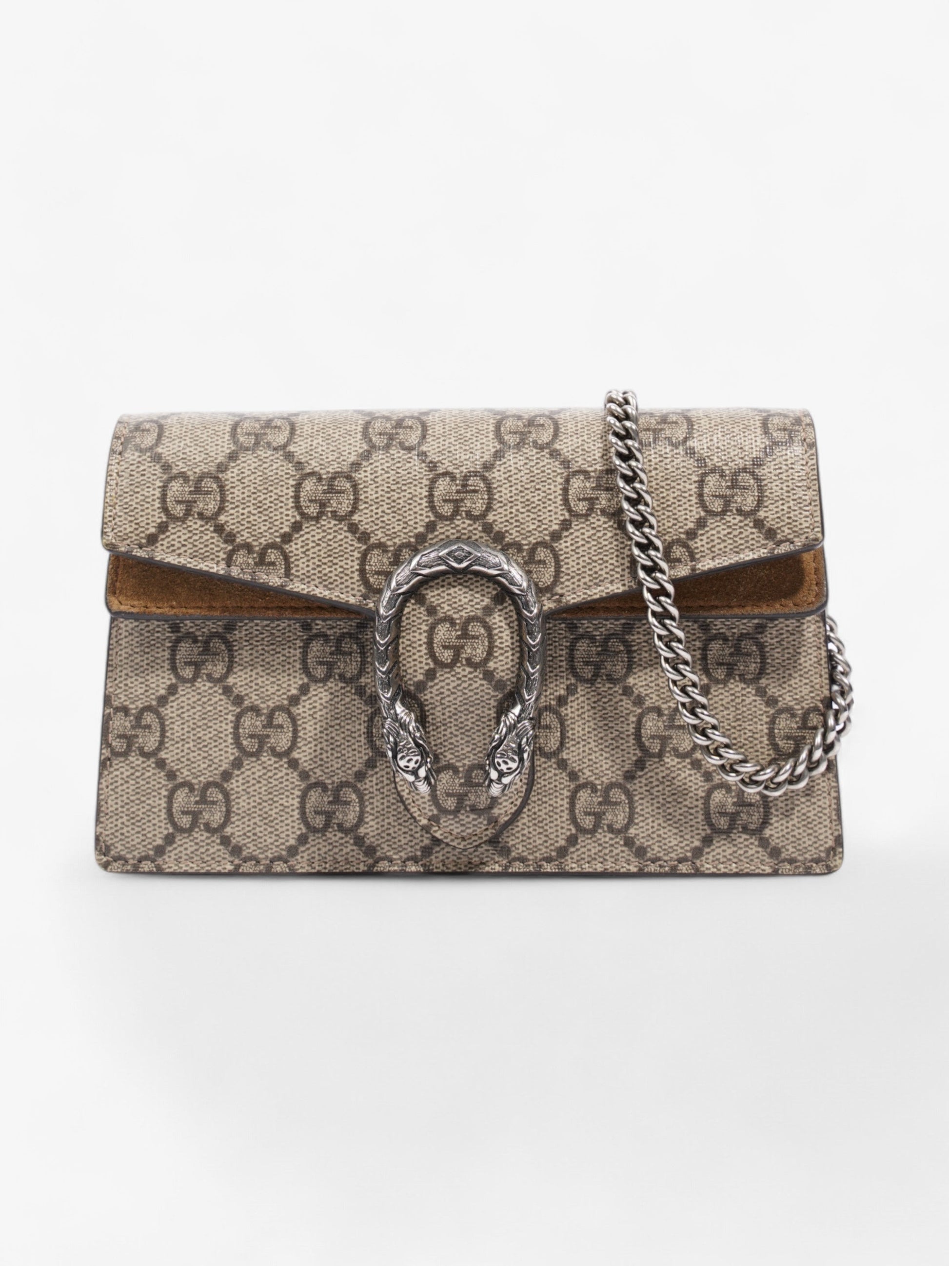 Gucci Dionysus Supreme Coated Super Crossbody Bag Canvas Beige Mini 2