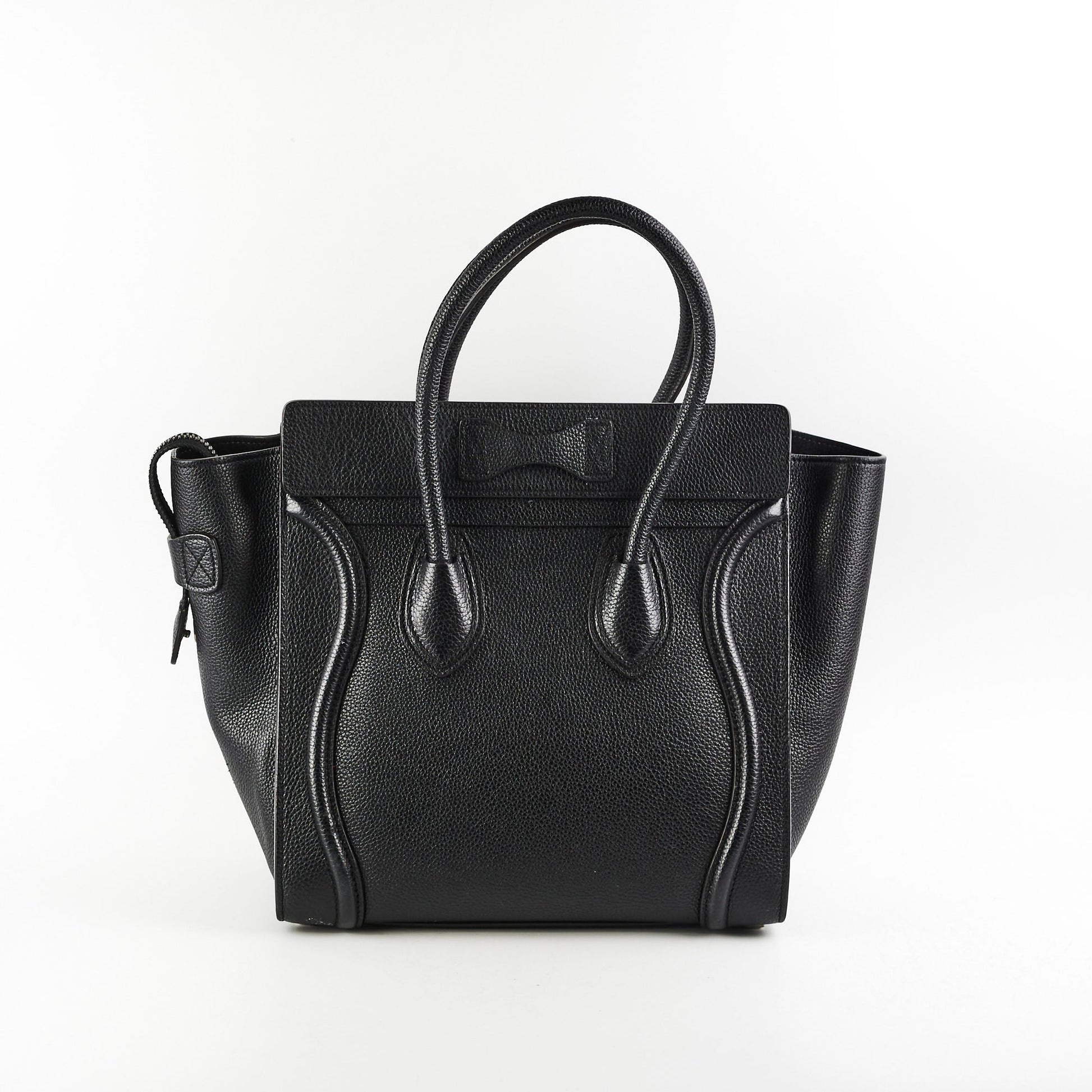 Luxury Micro Luggage Handbag Black Travel Bag