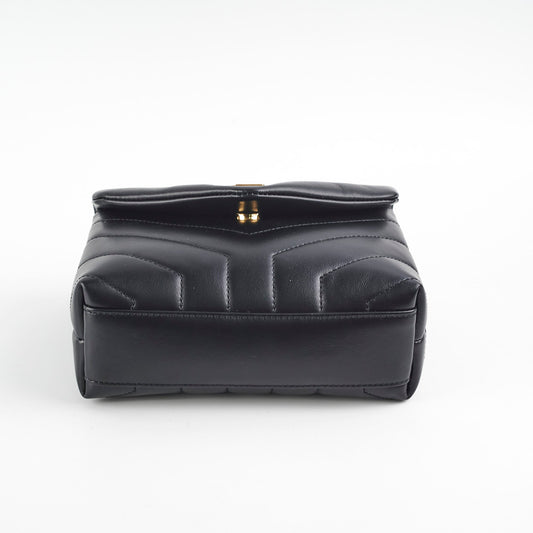 YSL Saint Laurent Lou Lou Crossbody Bag Black Toy 3