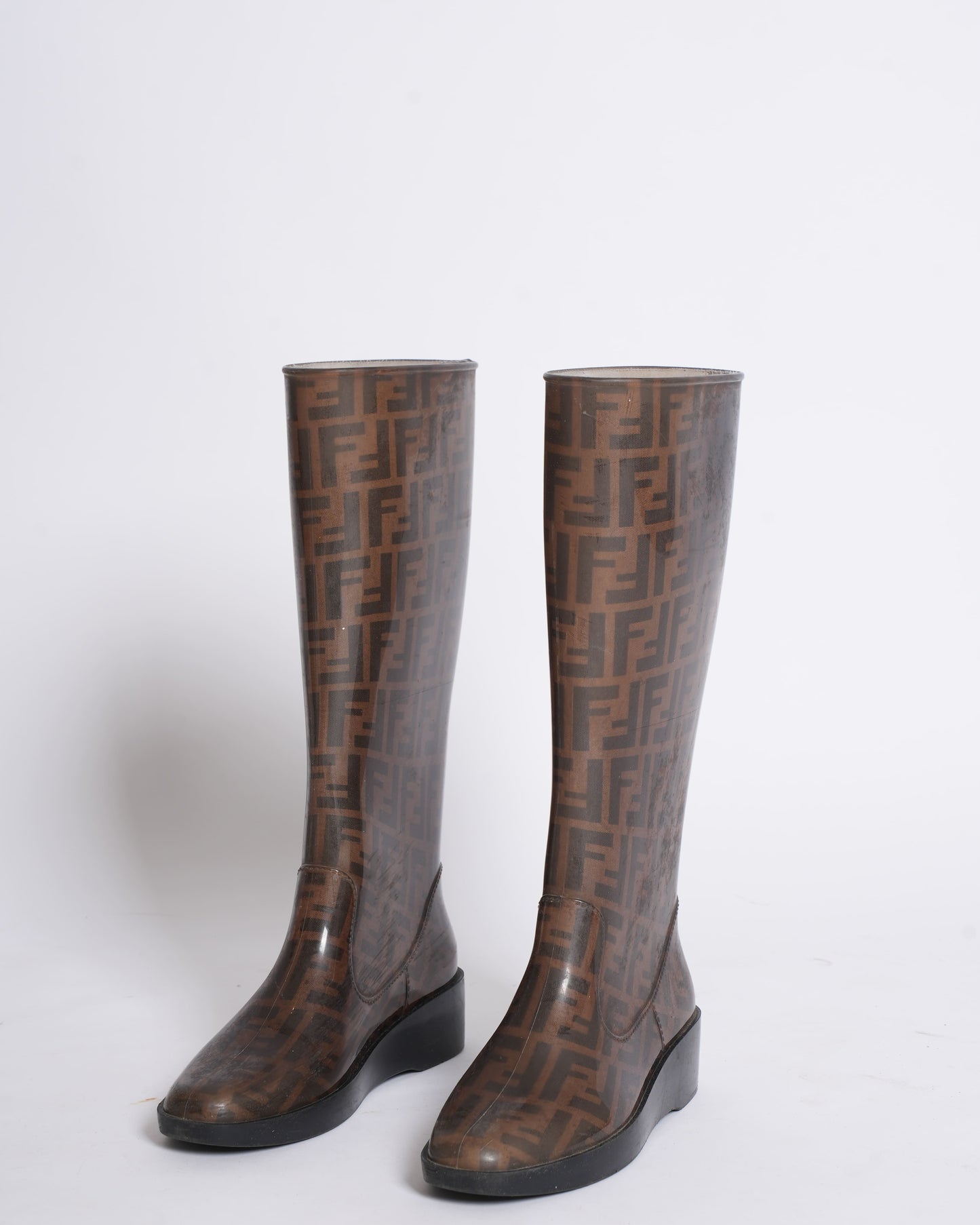 Fendi Shoe zucca rubber high boots Shoes