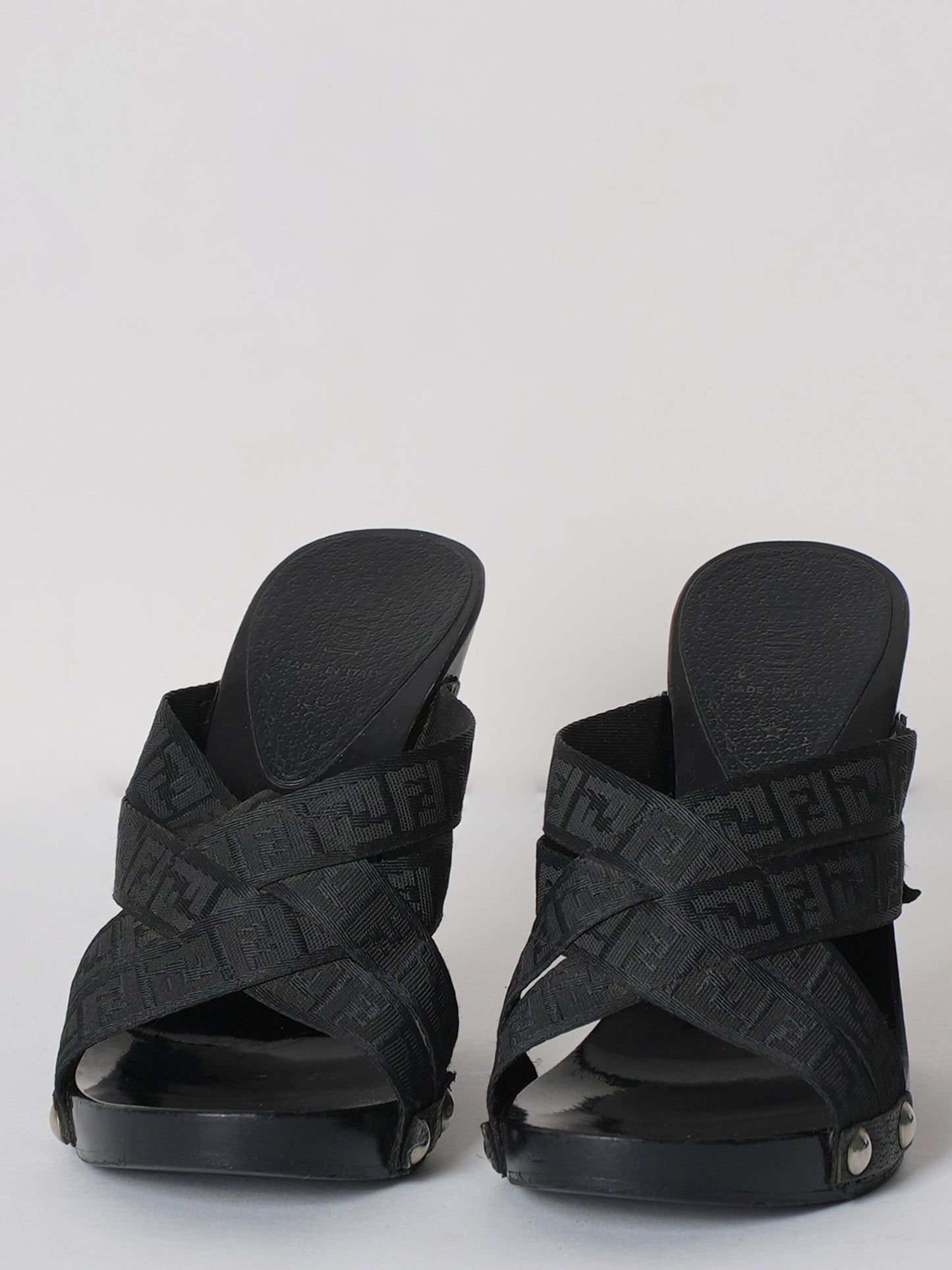Fendi Shoe Zucca Heel Shoes