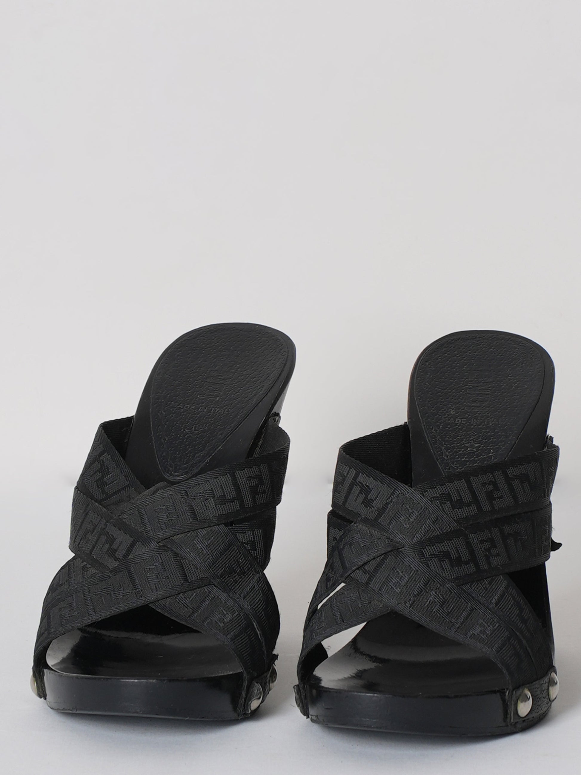 Fendi Shoe Zucca Heel Shoes
