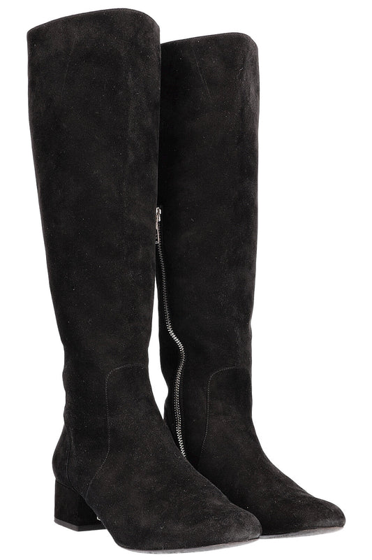 Boots Suede Black Shoes