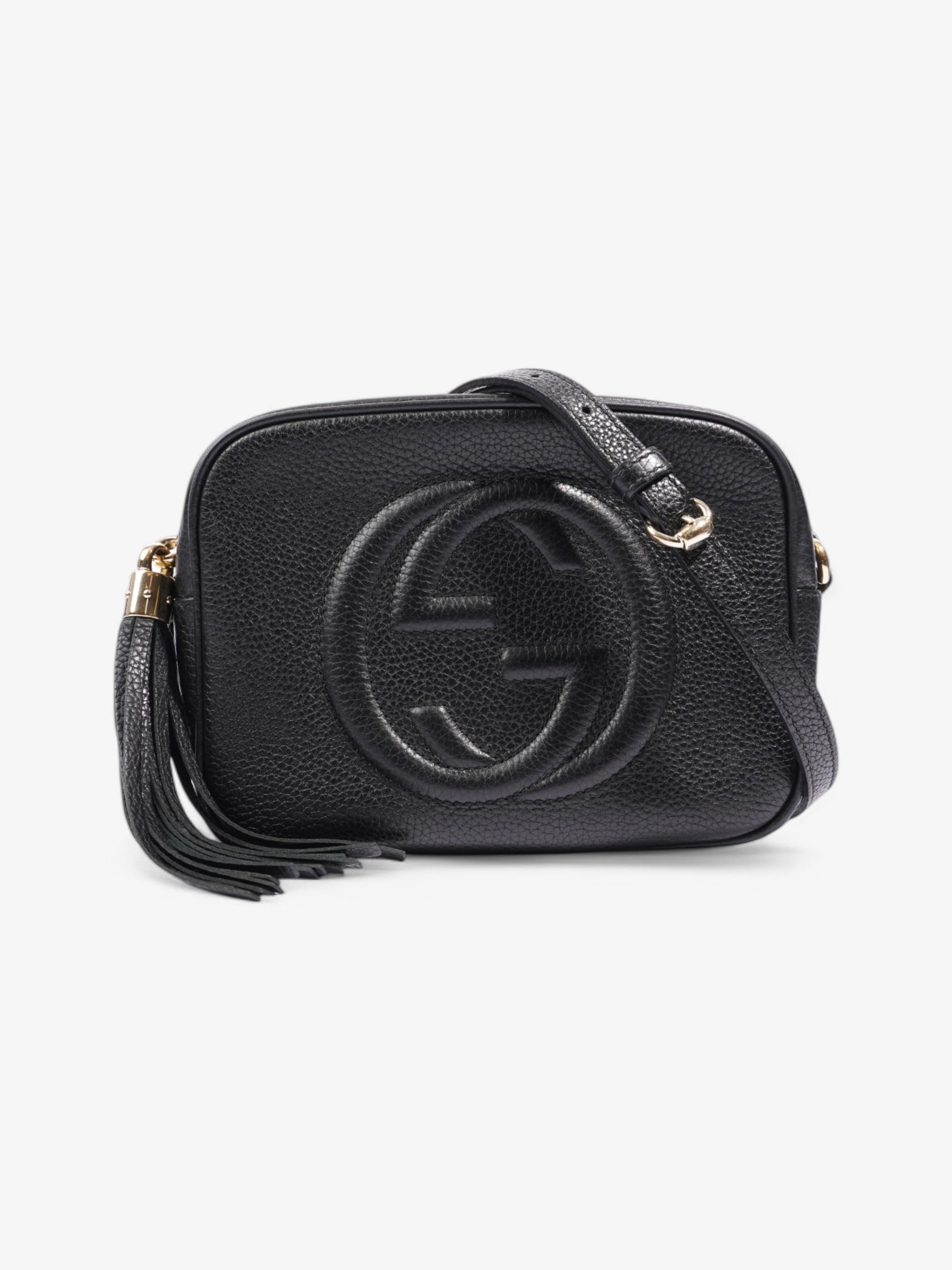 Gucci Soho Disco Bag Calfskin Leather Black Crossbody Bag Small 2