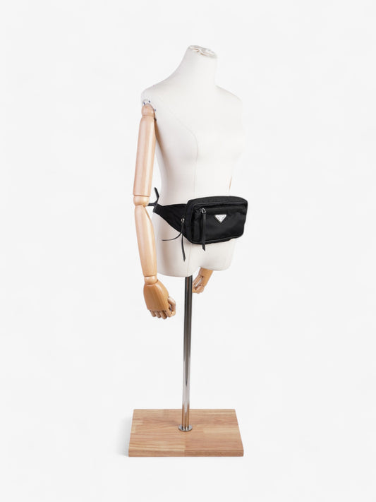 Prada Bum Bag Nylon Black Travel Bag
