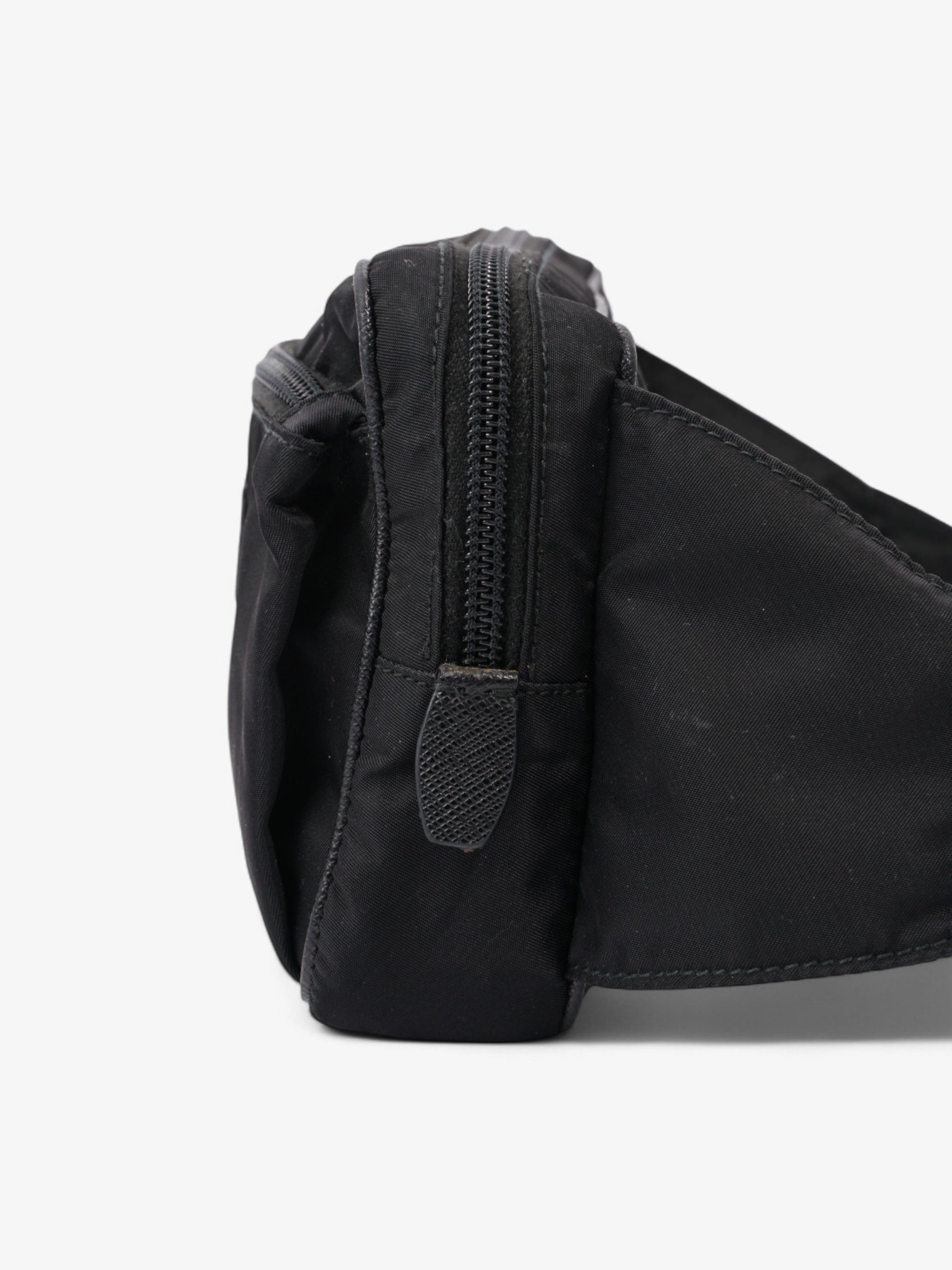 Prada Bum Bag Nylon Black Travel Bag