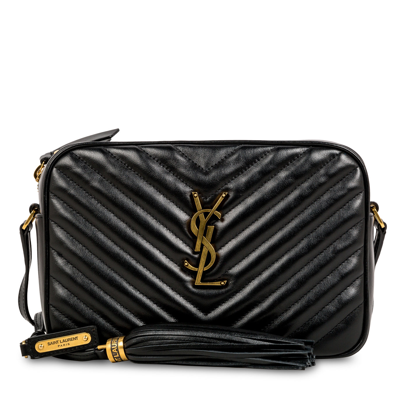 YSL Saint Laurent Lou Crossbody Black Crossbody Bag Crossbody Black Ghqw