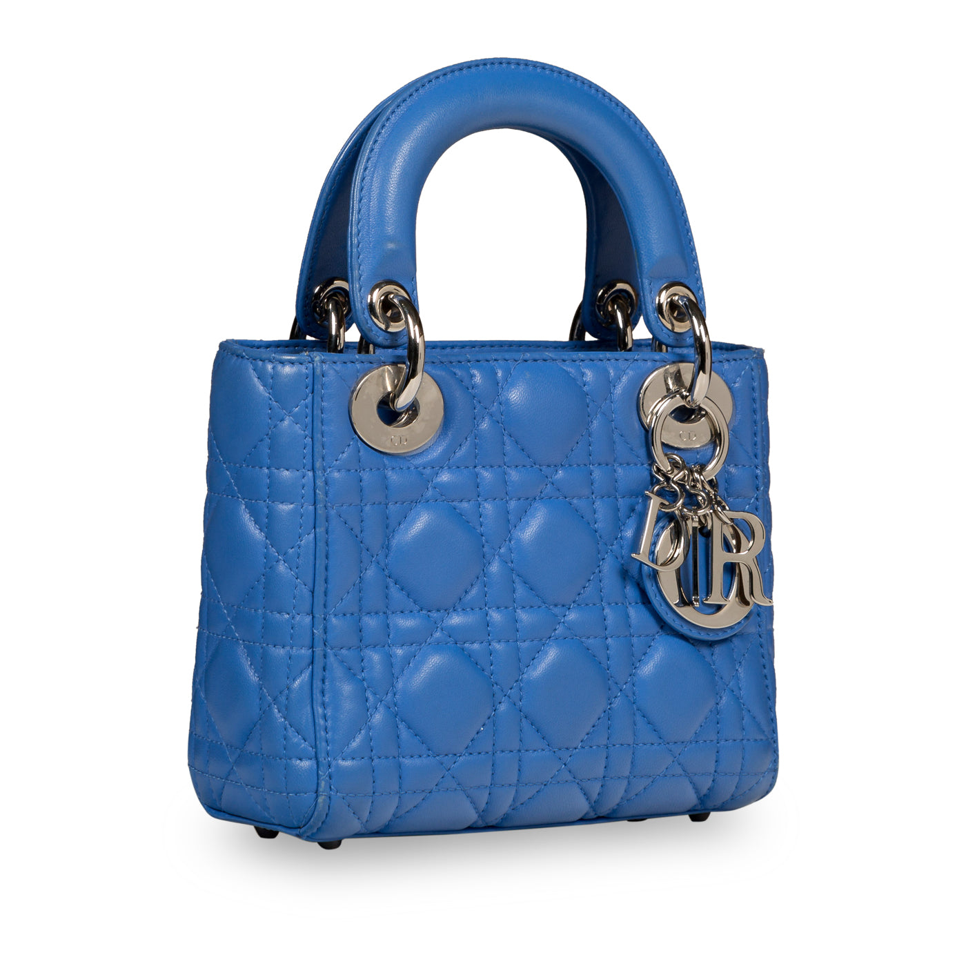 Dior Christian Lady Shoulder Bag Mini Mini Lambskin Shw
