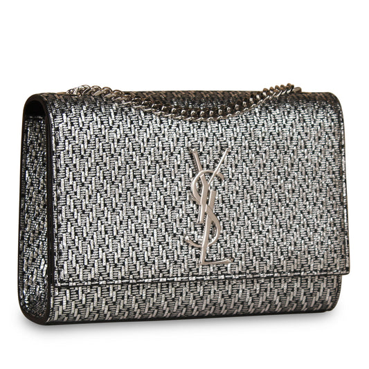 YSL Saint Laurent Kate Bag Silver Small Crossbody Bag