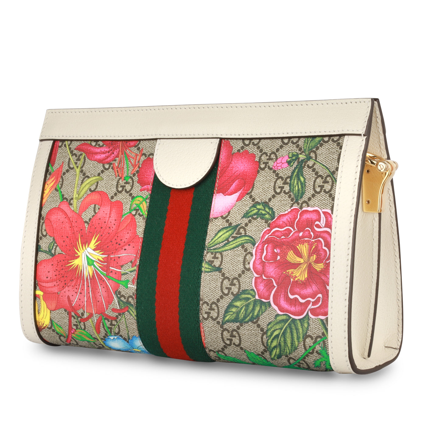 Gucci Floral Ophidia Square Shoulder Bag Crossbody Bag