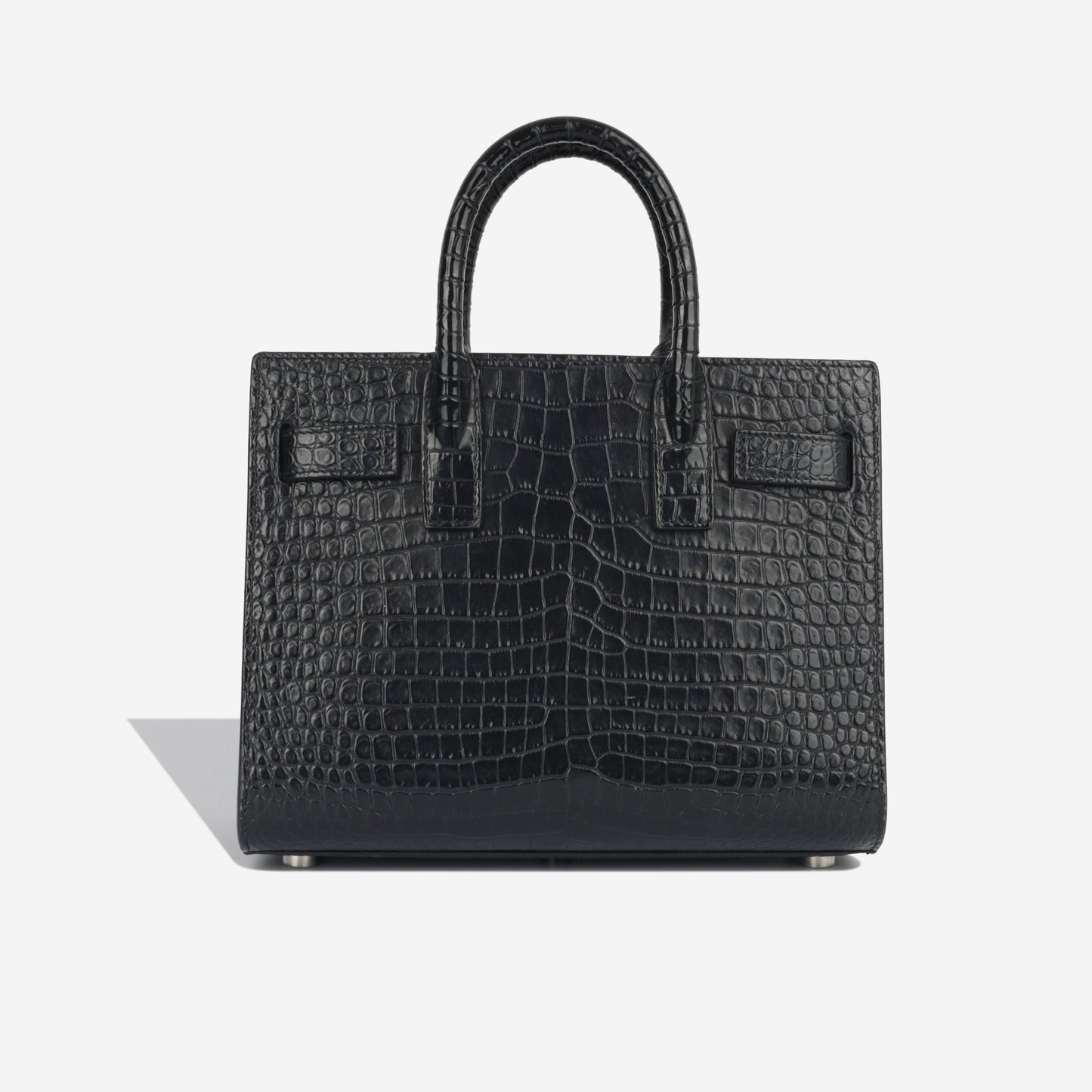 YSL Saint Laurent Nano Sac De Jour Shoulder Bag Embossed Shw 1