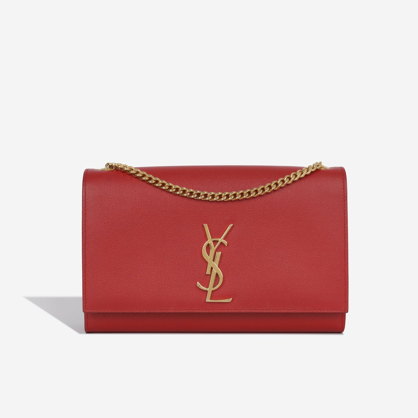 YSL Saint Laurent Kate Bag Medium Crossbody Bag Grained Leather Ghw
