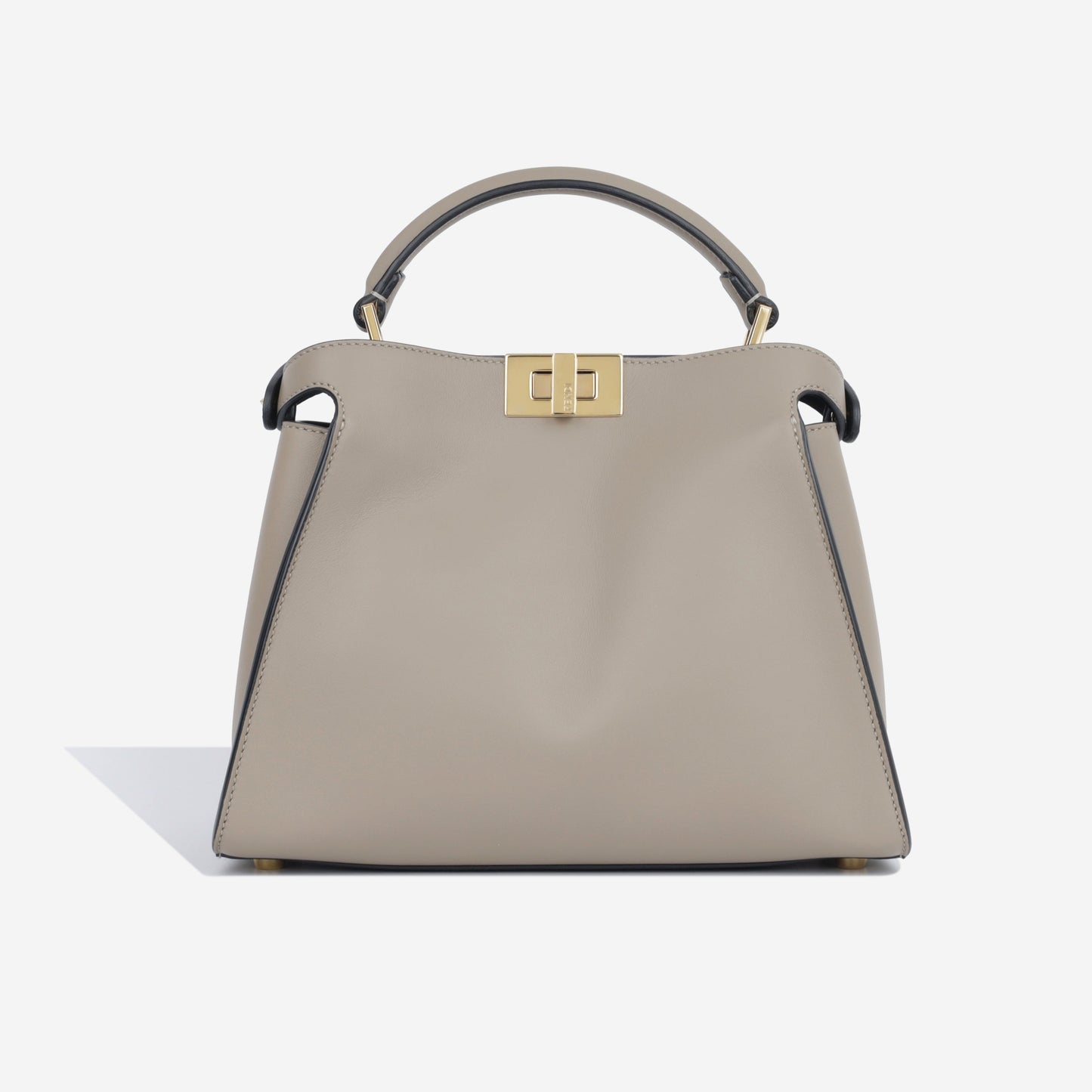 Fendi Peekaboo Iseeu Taupe Crossbody Bag