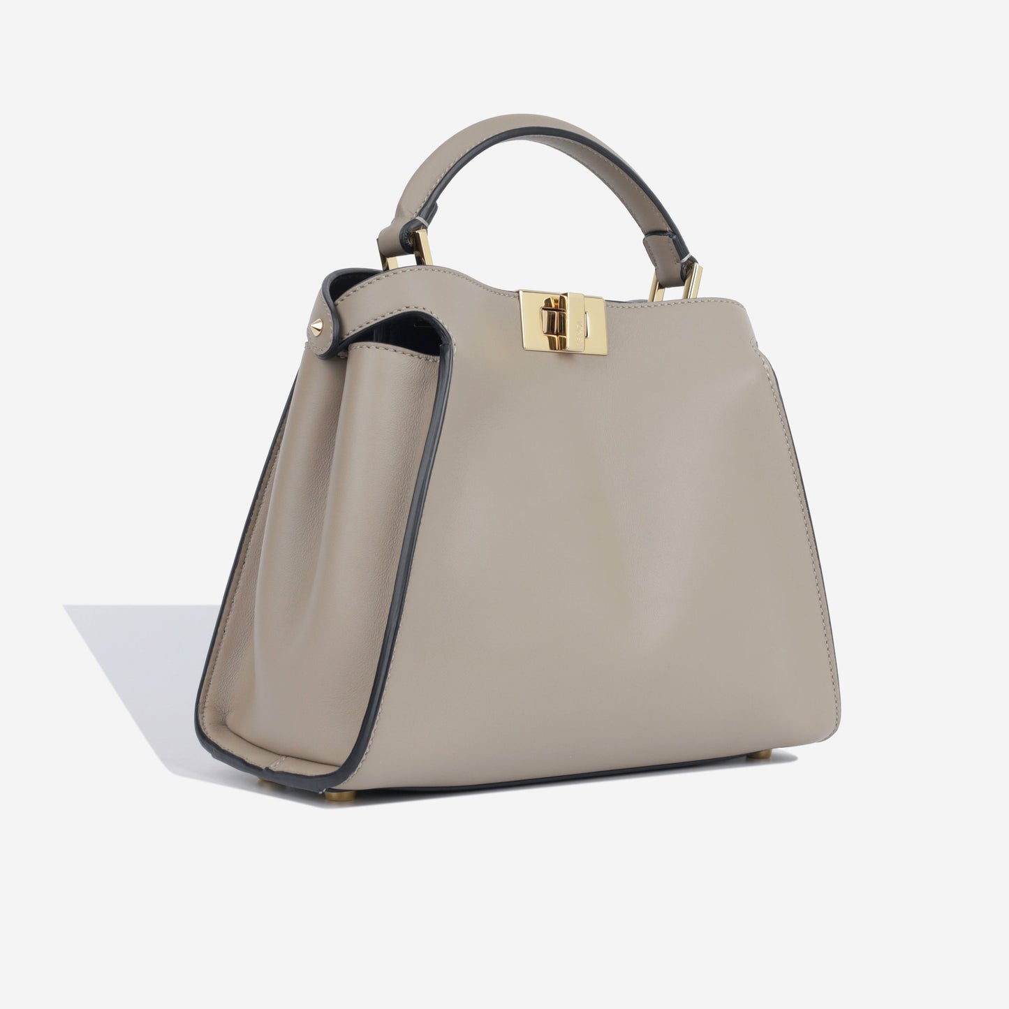 Fendi Peekaboo Iseeu Taupe Crossbody Bag