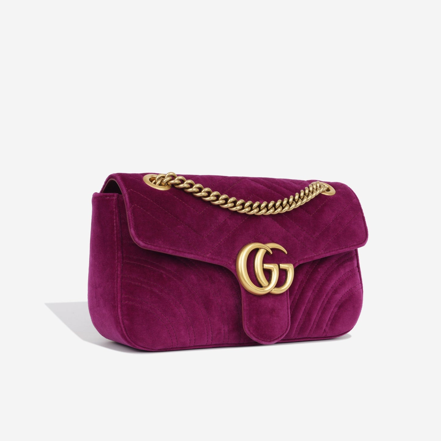 Gucci Velvet Marmont Shoulder Bag