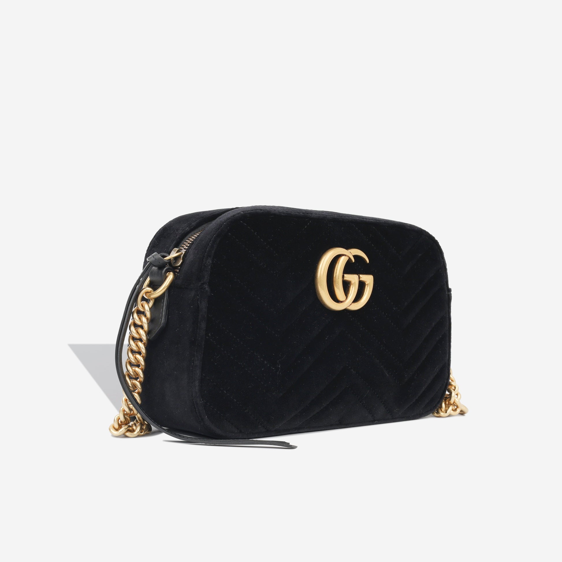 Gucci Marmont Bag Velvet Small Crossbody Bag