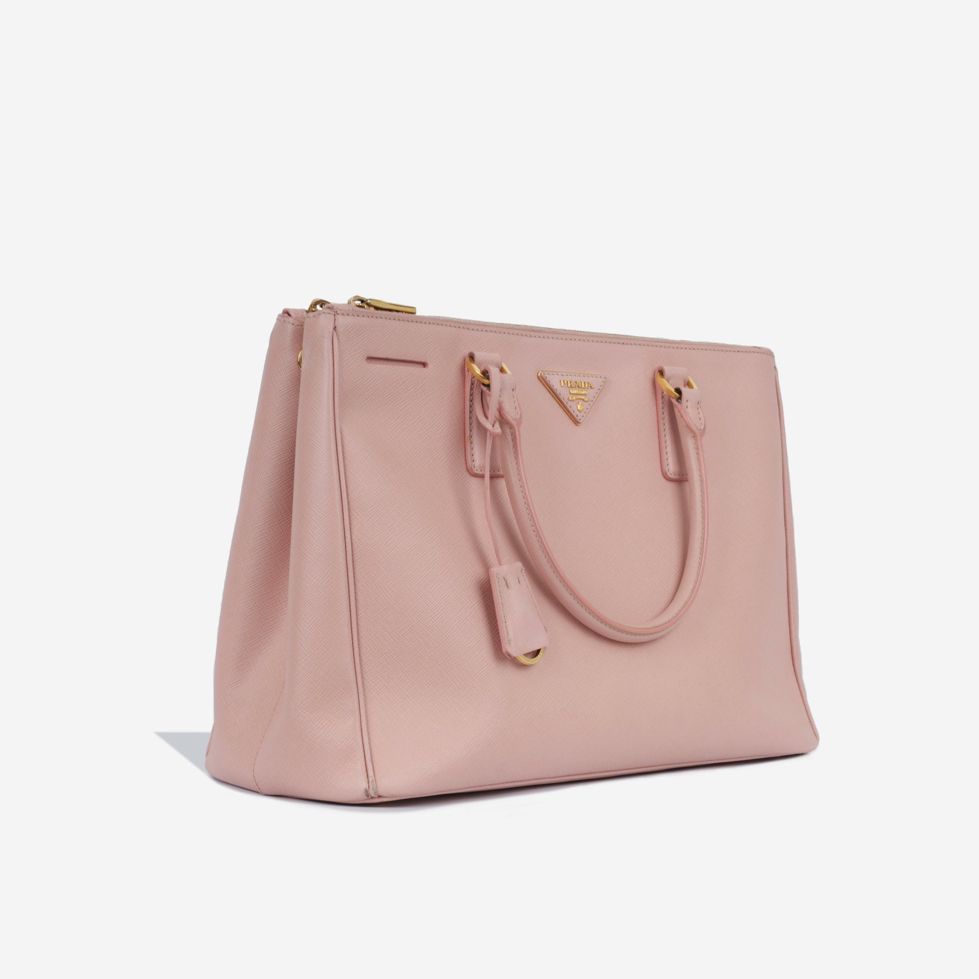 Prada Galleria Tote Bag Medium Peonia Saffiano Ghw