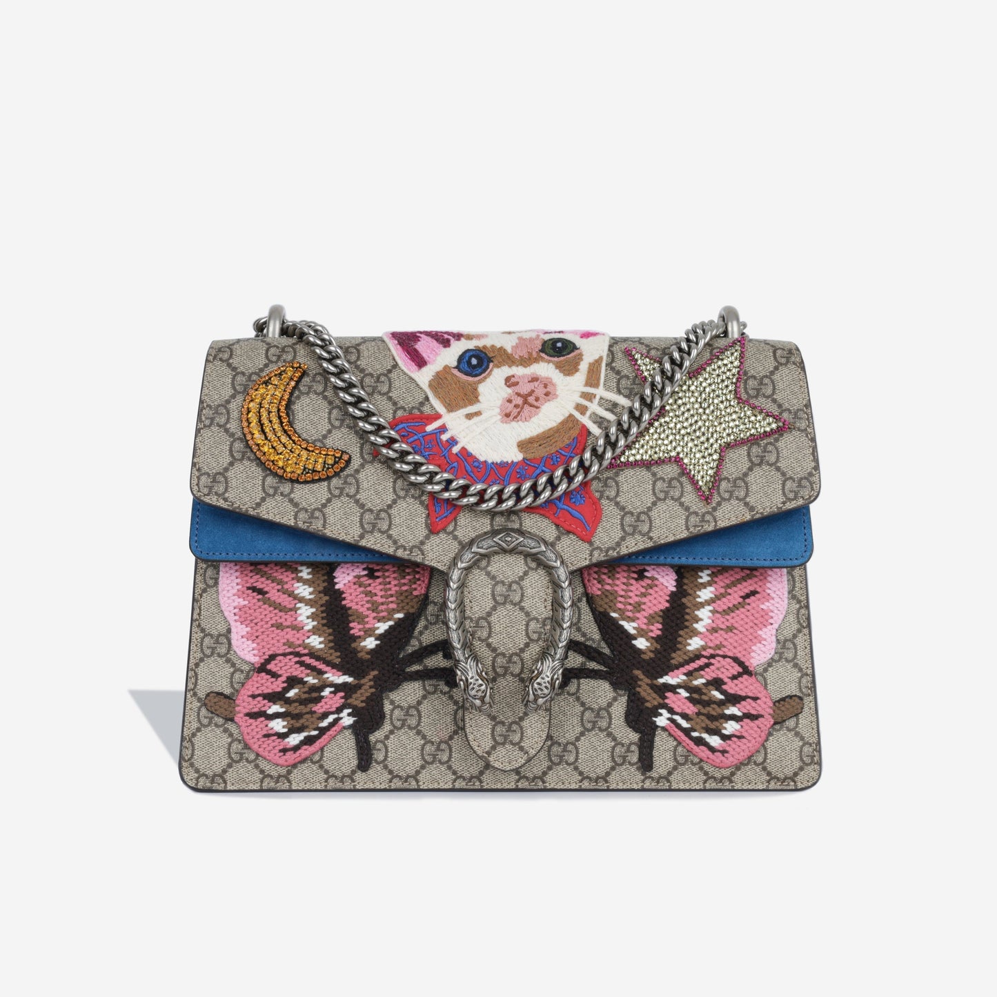 Gucci Dionysus Embroidered Crossbody Bag Canvas