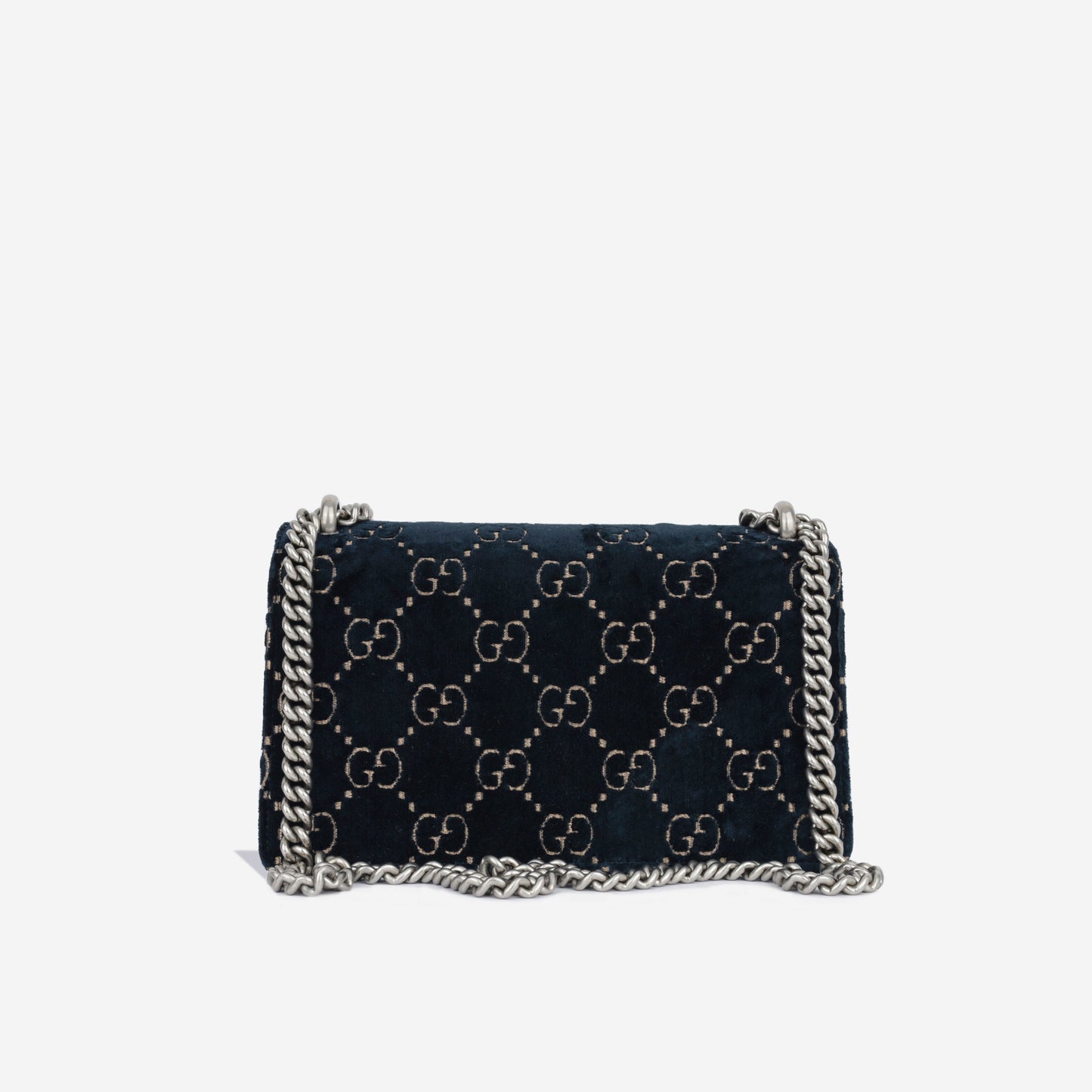 Gucci Dionysus Shoulder Bag Small Crossbody Bag Navy Velvet
