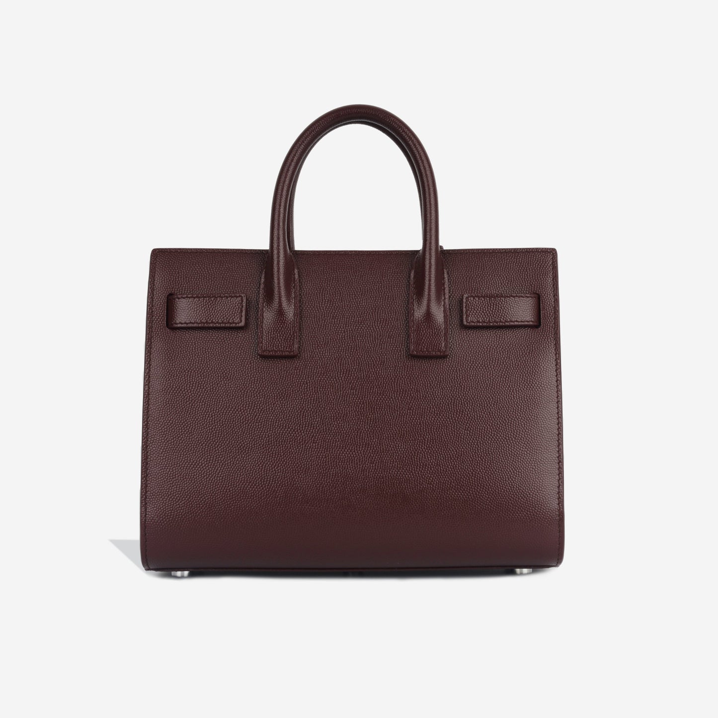 YSL Saint Laurent Sac De Jour Nano Shoulder Bag Grained Calfskin Shw