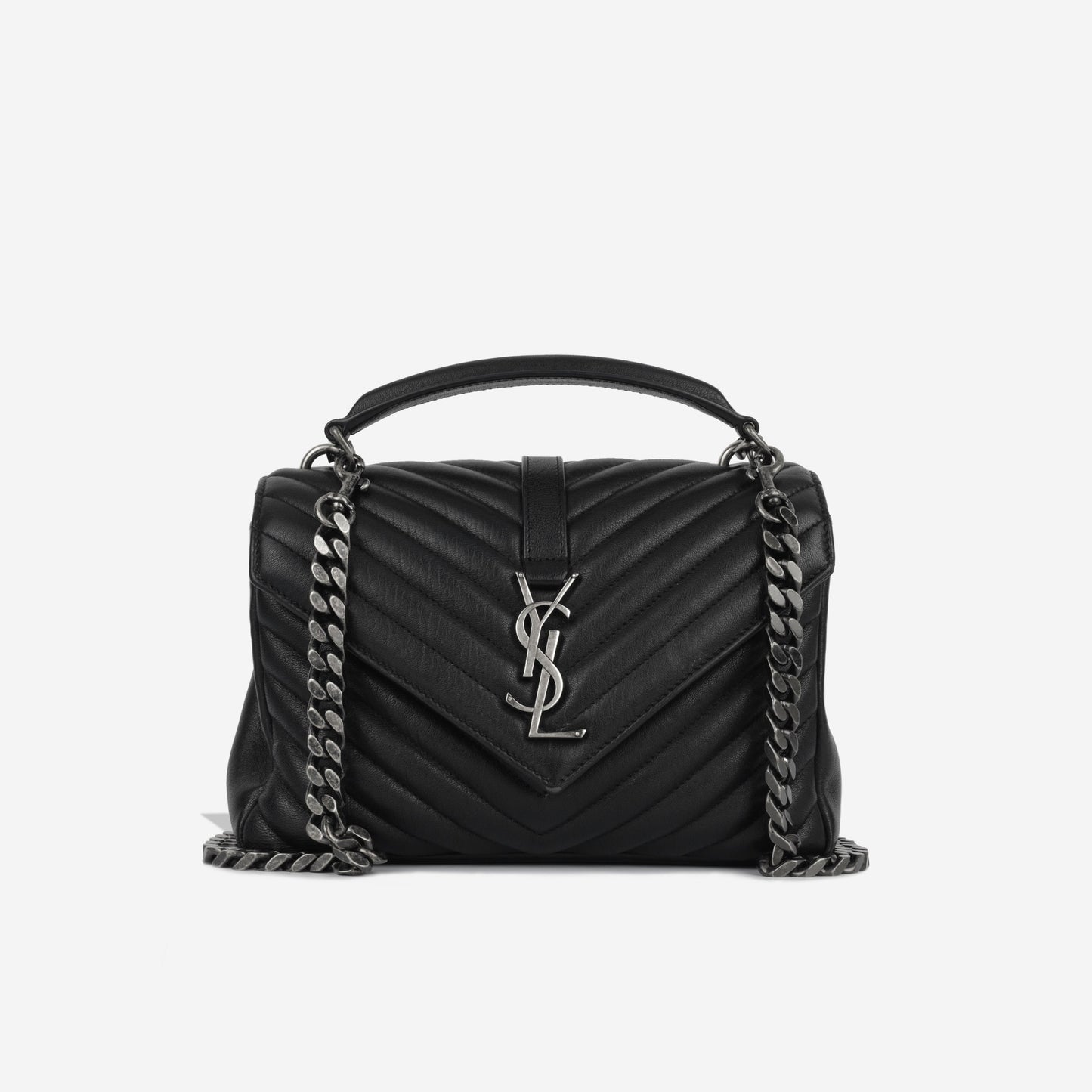 YSL Saint Laurent College Bag Medium Chain Crossbody Bag