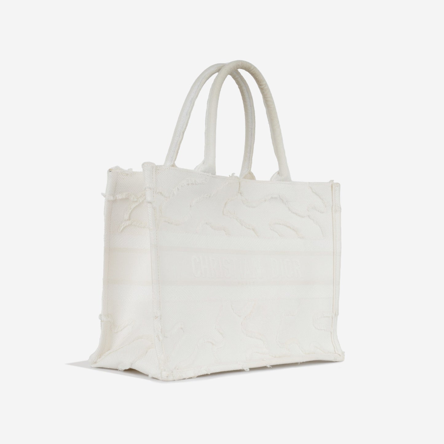 Dior Christian Book Tote Medium Tote Bag White Camoouflage 2021