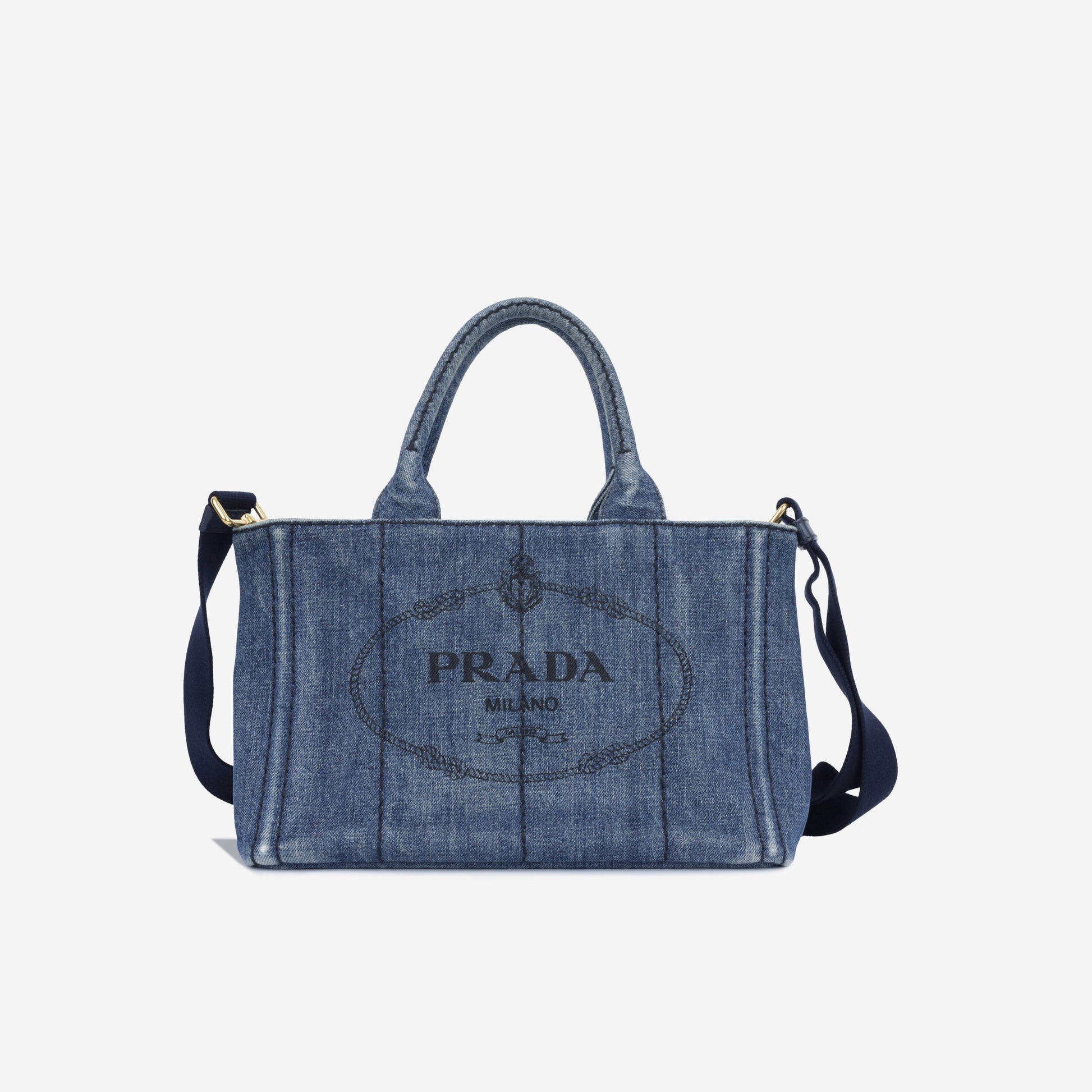 Prada Canapa Tote Small Crossbody Bag