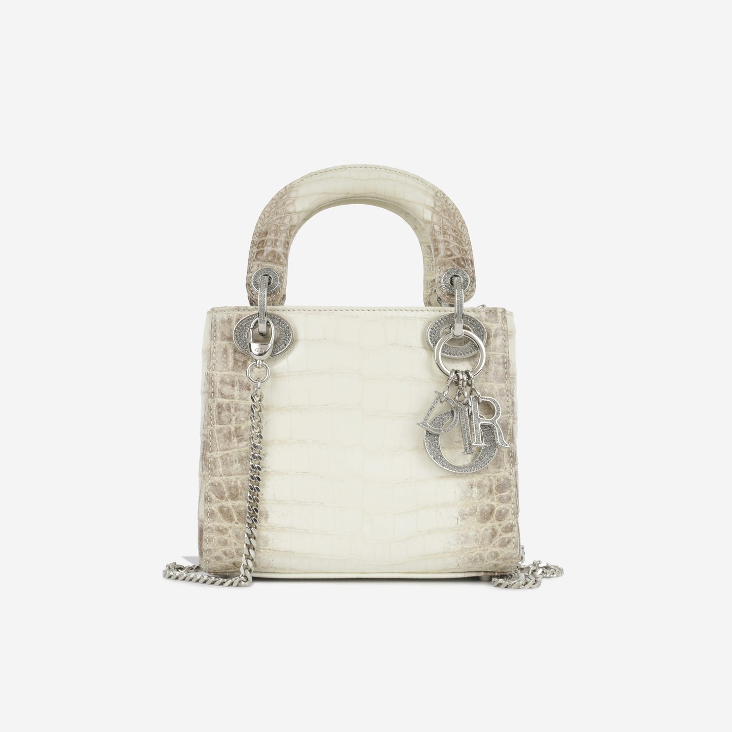 Dior Christian Lady Himalaya Crocodile Niloticus Crossbody Bag Mini
