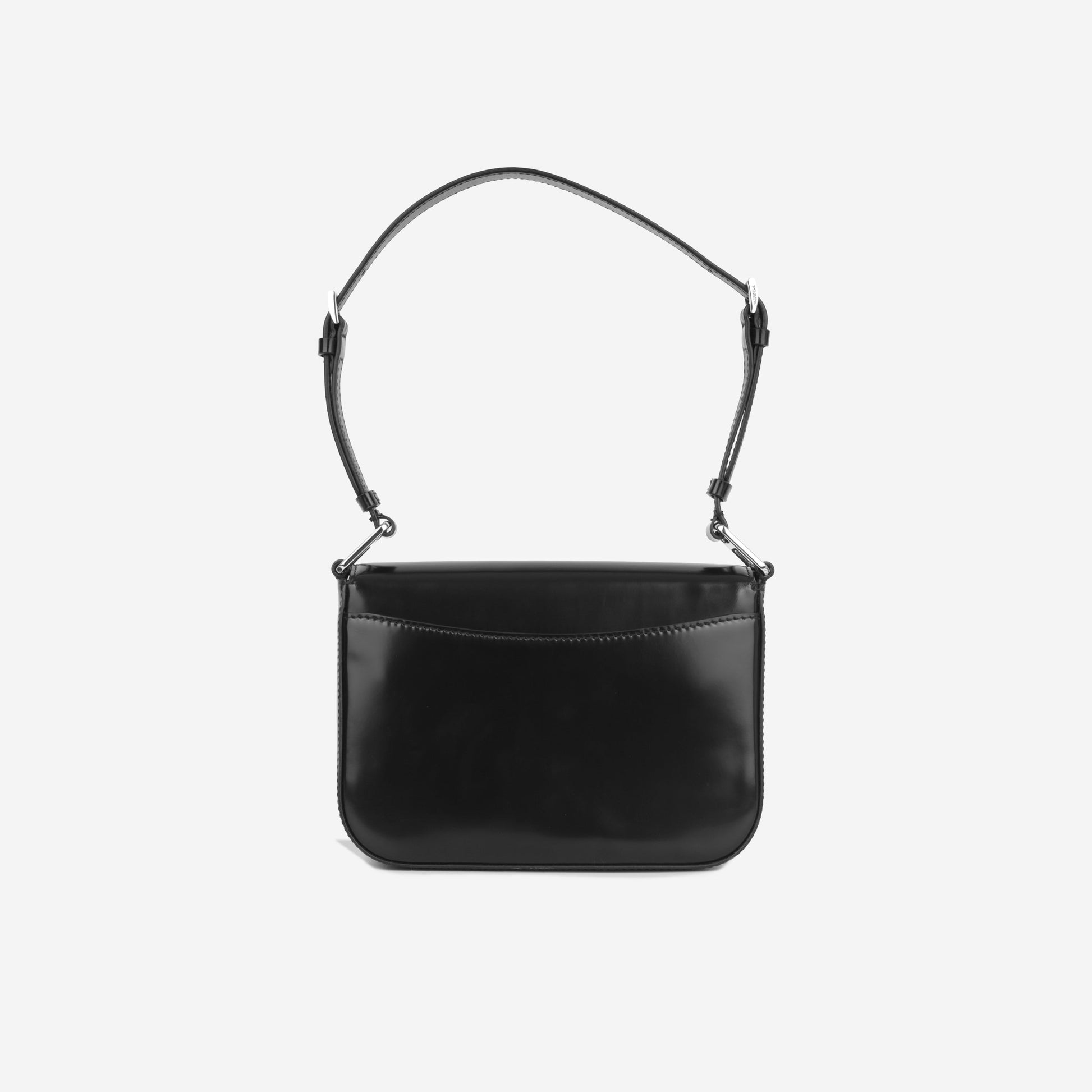 Prada Brushed Shoulder Bag Leather